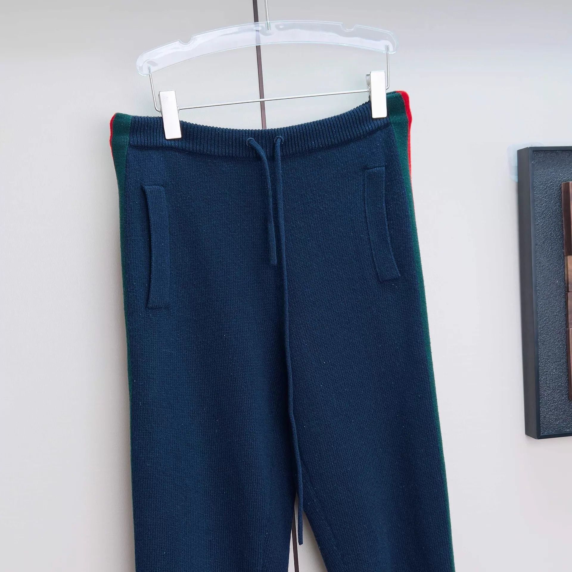 Gucci GUCCI XS Elastic Waist Drawstring Knit Pants Size US 27 - 2 Thumbnail