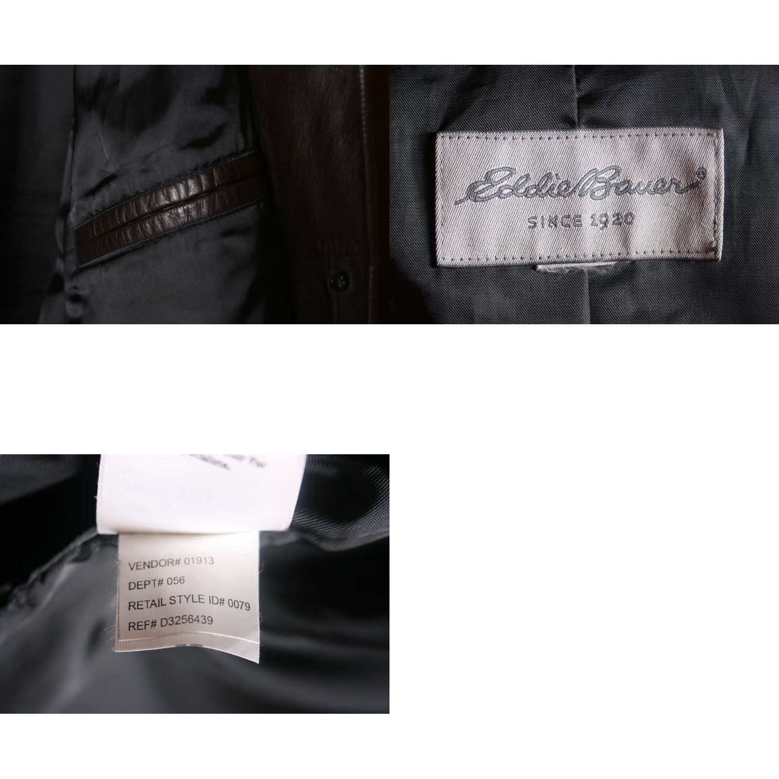 Eddie Bauer EDDIE BAUER Leather Jacket Women's L Brown 4-Button Basic Jacket Size L Vintage? (No Tag) Size L / US 10 / IT 46 - 8 Thumbnail