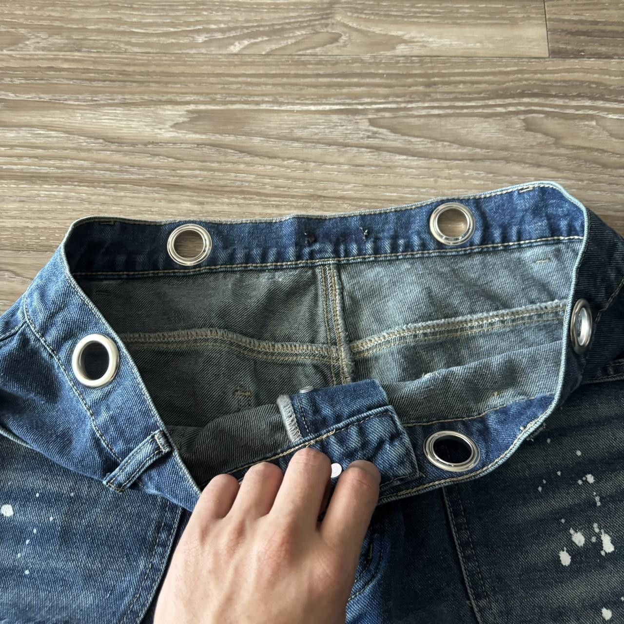 Vintage Crazy Vintage Y2K/2000s Baggy Faded Streetwear Style Denim Jean! 34x28 Size US 34 / EU 50 - 8 Thumbnail