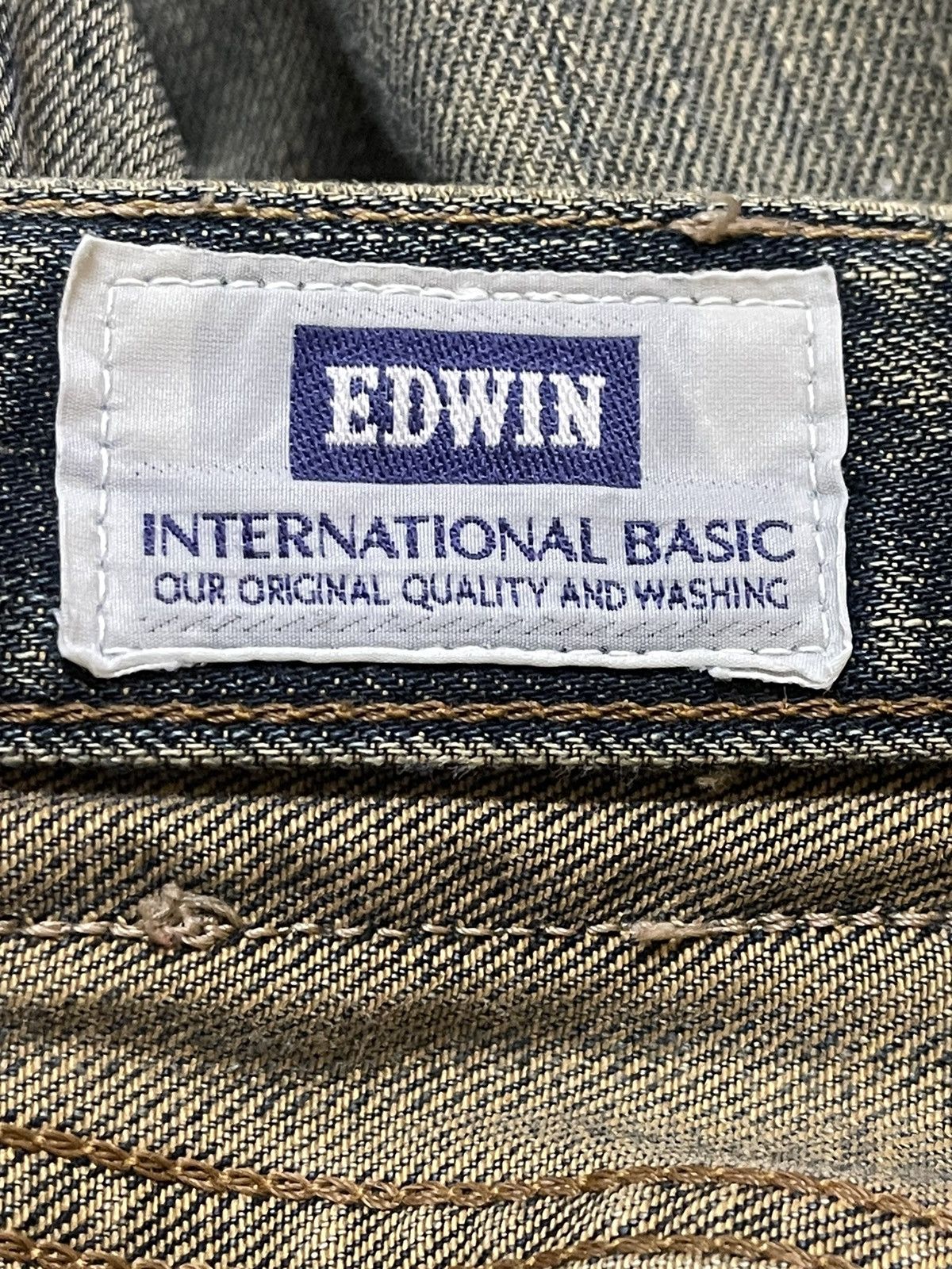 Edwin Vintage Edwin Faded Wash Distressed Loose Jeans Size US 32 / EU 48 - 10 Thumbnail