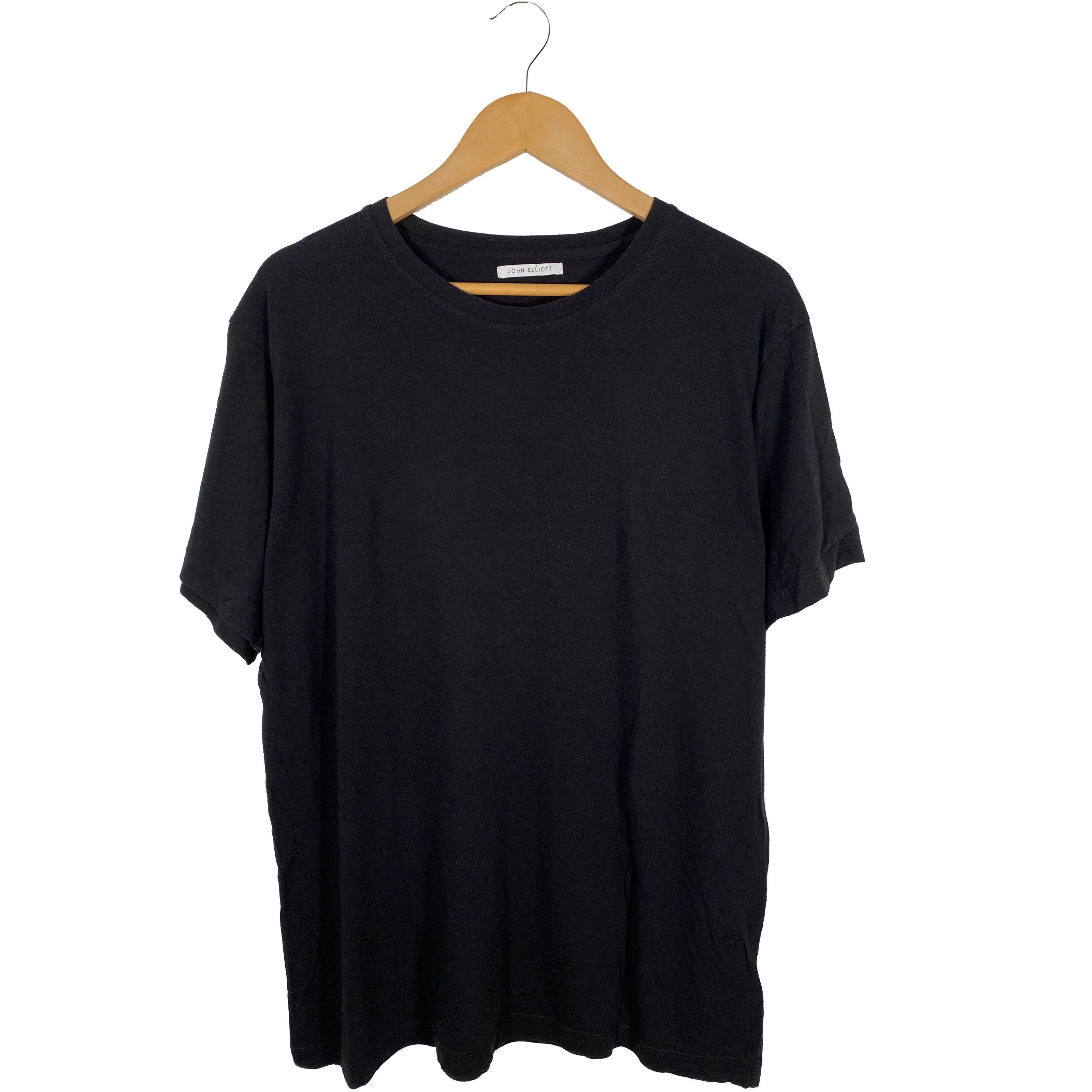 John Elliott John Elliott Black Supima Cotton Tshirt Size 5 Size US L / EU 52-54 / 3 - 1 Thumbnail