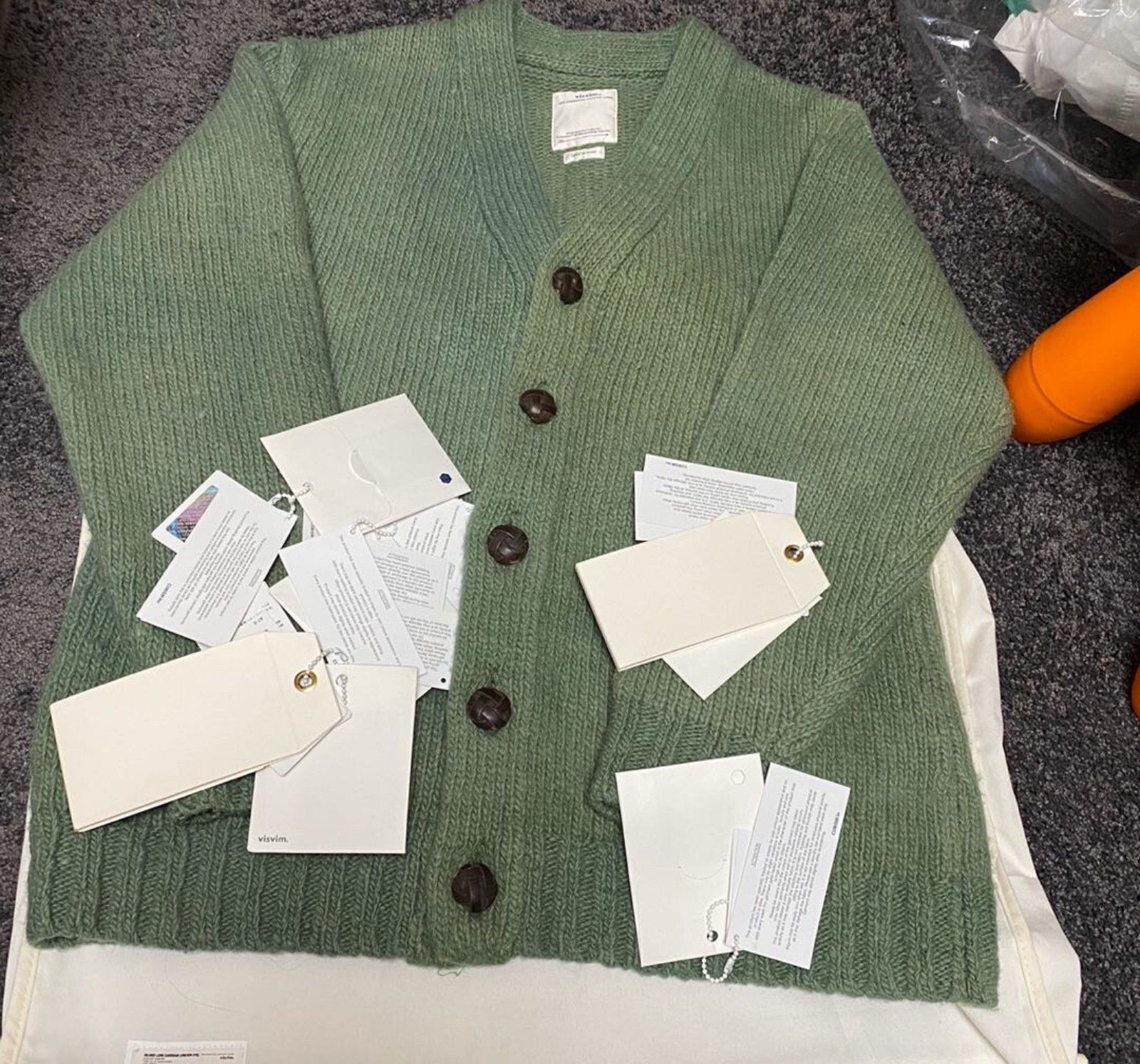 Visvim Visvimvisvim 18aw SELMER LONG CARDIGAN (UNEVEN DYE)-2504 Size US M / EU 48-50 / 2 - 1 Thumbnail