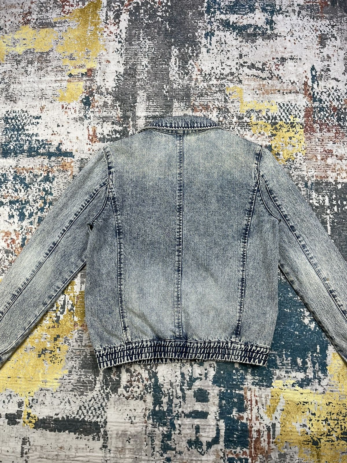 Japanese Brand Cecil McBee Washed Denim Rider Jacket Size M / US 6-8 / IT 42-44 - 9 Thumbnail
