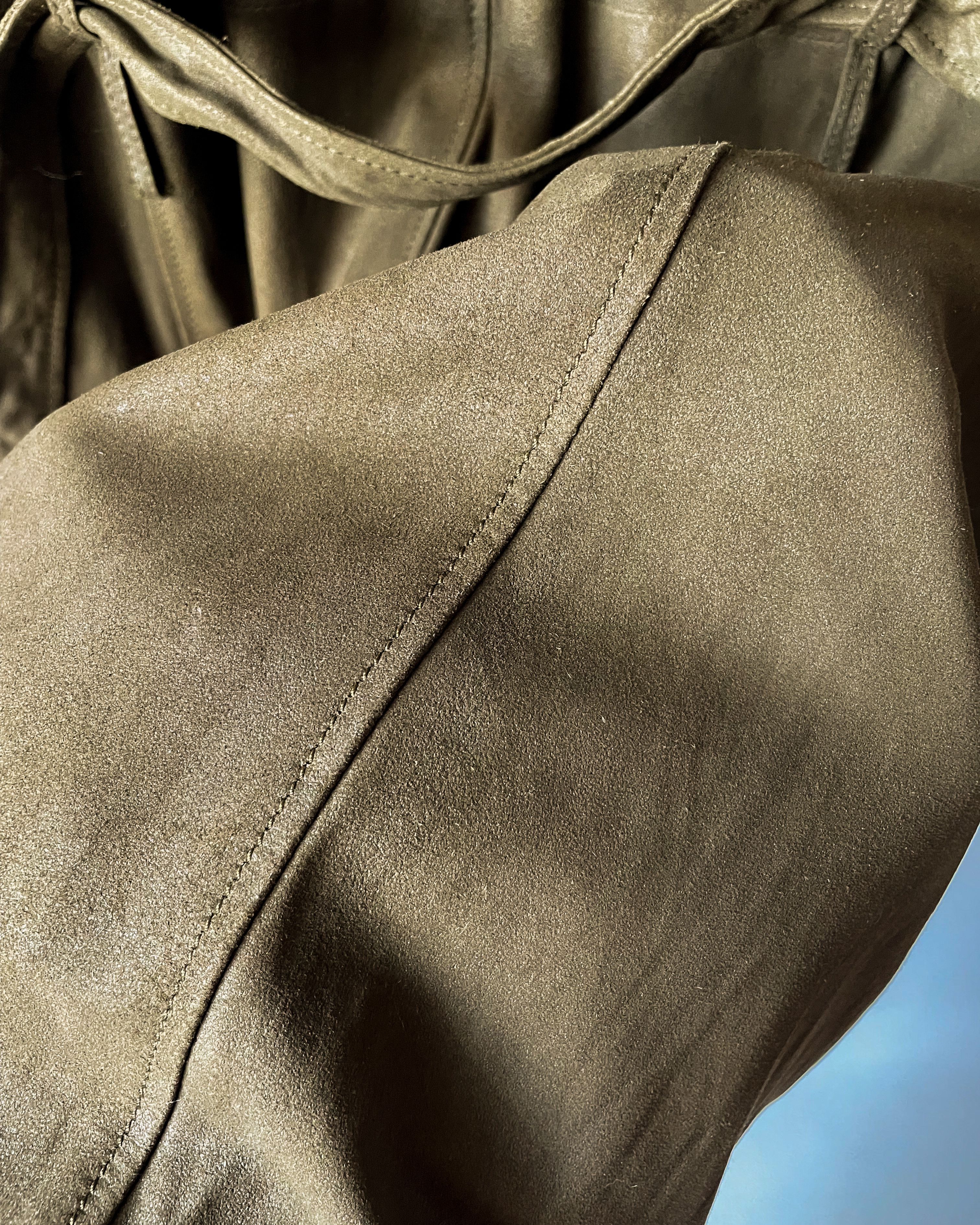 John Richmond Richmond X Suede Men’s Double Breasted Trench Coat Size US M / EU 48-50 / 2 - 15 Thumbnail