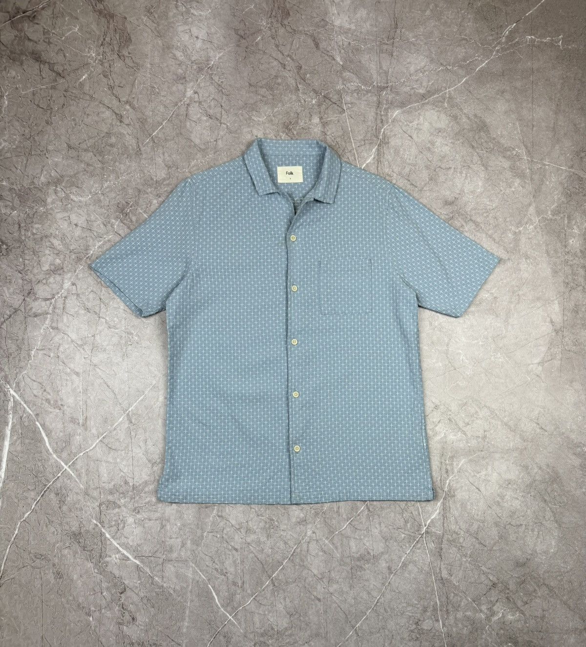 Folk Folk Shirt Button Up International Cotton Luxury VERY RARE Size US M / EU 48-50 / 2 - 1 Thumbnail