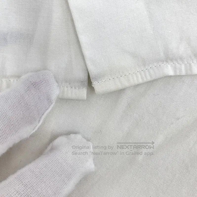 Alexander McQueen Alexander McQueen White Cotton Printed Long Sleeve Shirt . Size US L / EU 52-54 / 3 - 8 Thumbnail