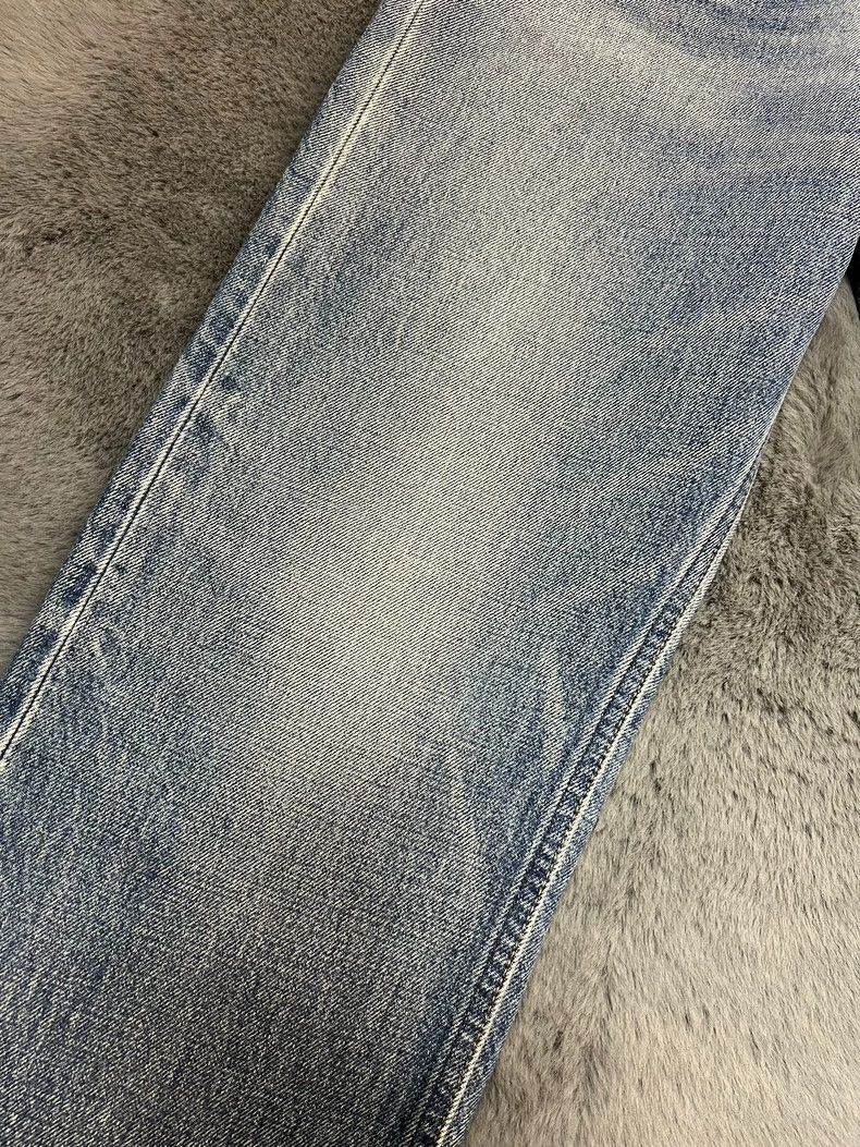 Celine CELINE Straight blue jeans with fringed edges Size 26" / US 2 / IT 38 - 6 Thumbnail