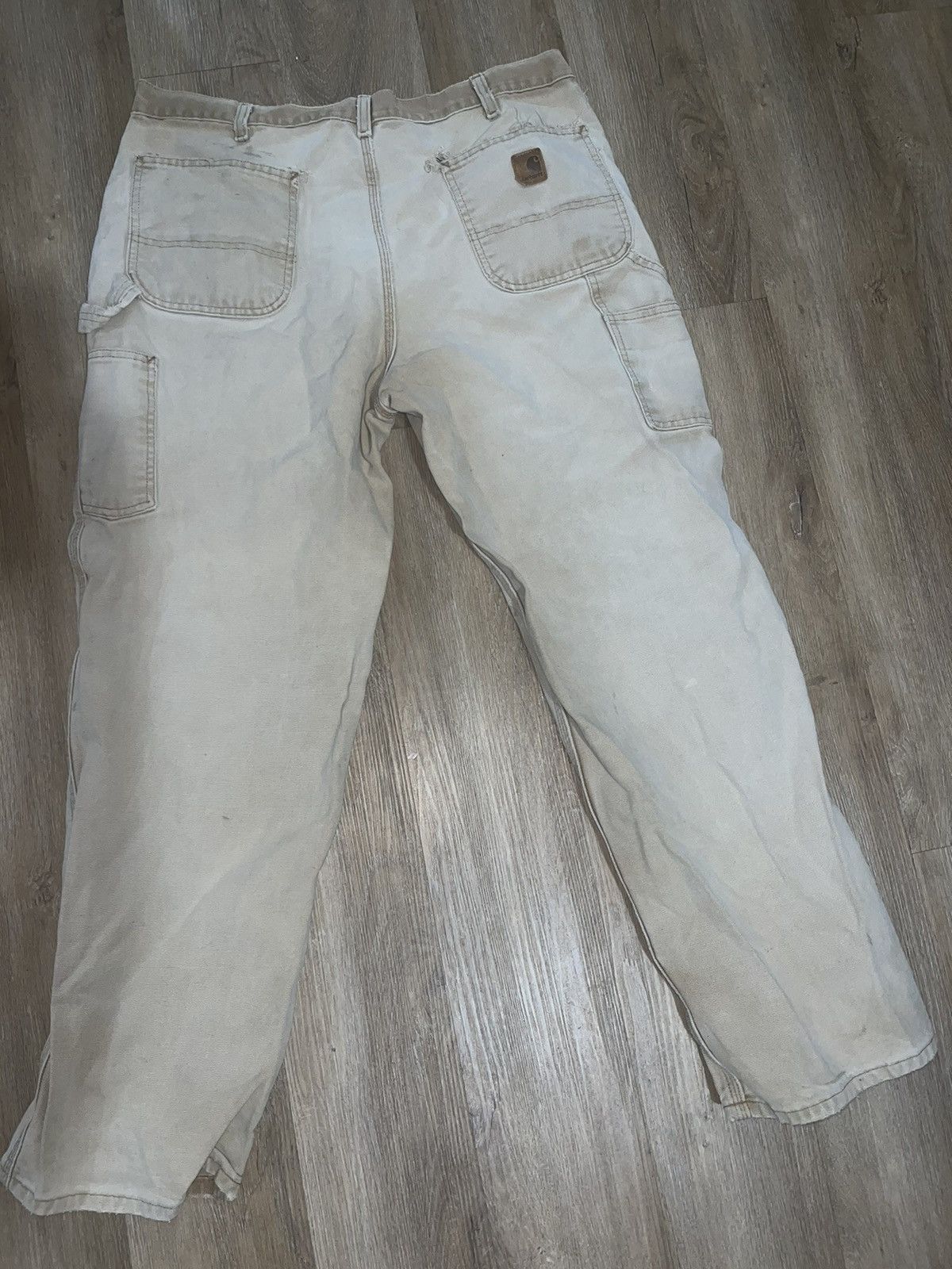 Carhartt Carhartt Work Pants Beige Size 38x32 Size US 38 / EU 54 - 5 Thumbnail