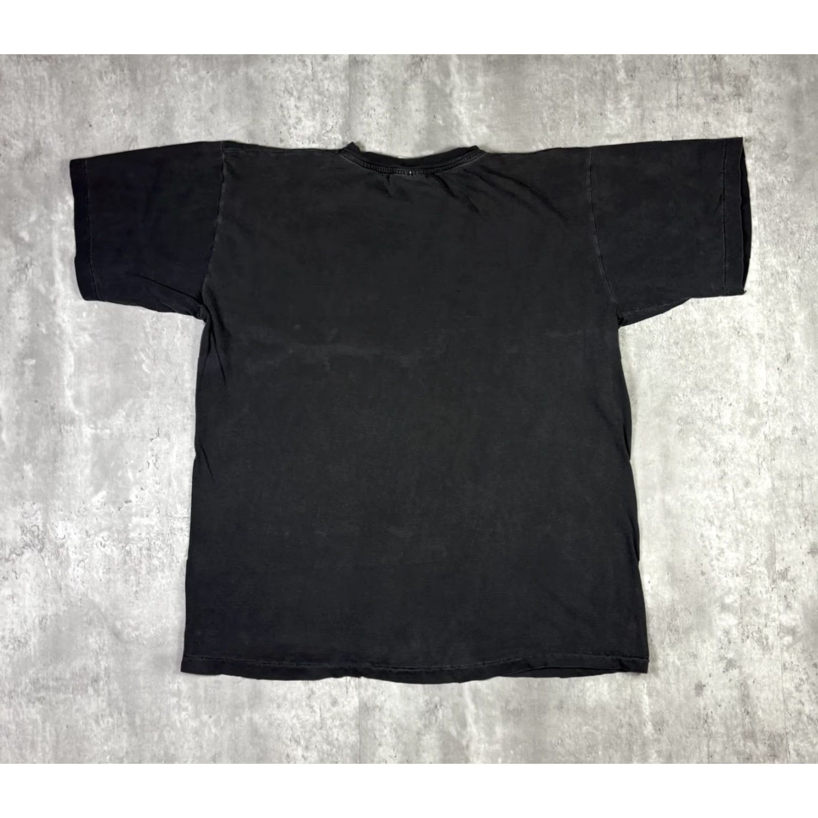 Vintage VINTAGE Politie Amsterdam T Shirt Black Single Stitch Faded Adult XL 90s Size US XL / EU 56 / 4 - 2 Thumbnail