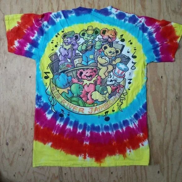 Band Tees × Liquid Blue × Vintage Vintage Liquid Blue Grateful Dead Big River Jamboree T-Shirt Size US M / EU 48-50 / 2 - 5 Thumbnail