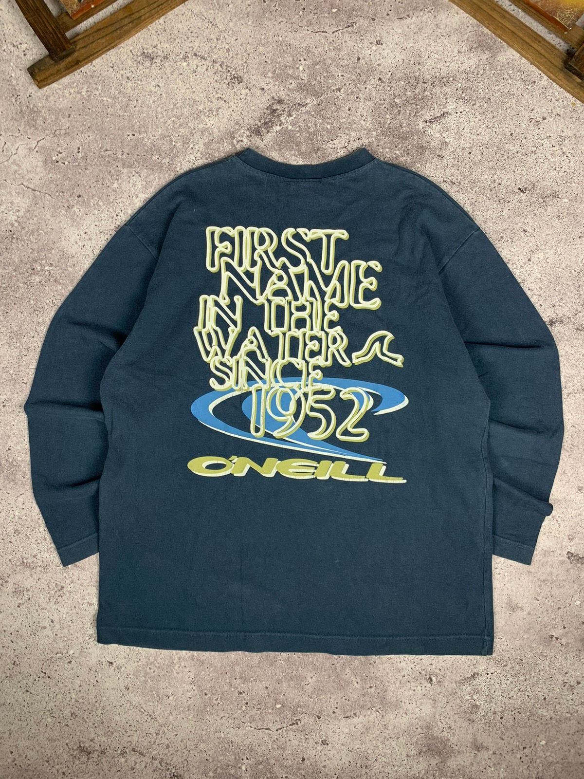 Pre-owned Oneill X Vintage Oneill Vintage Sweatshirt In Blue