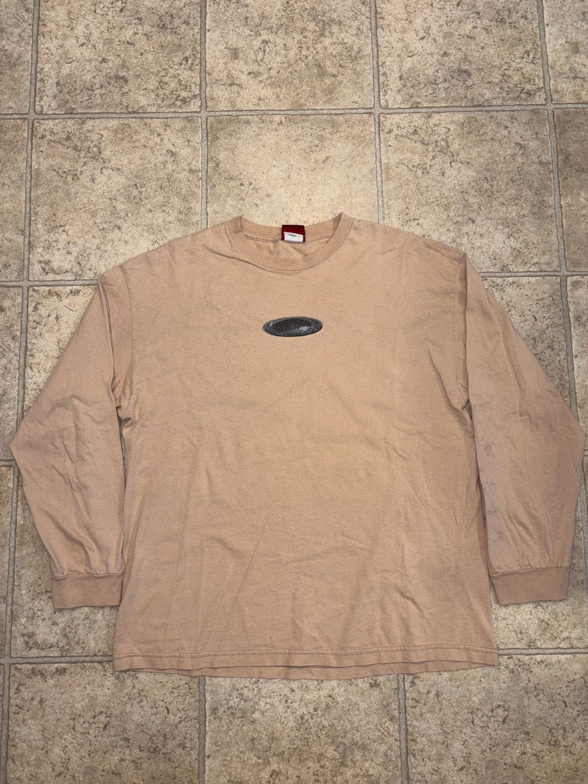 Oakley Vintage Oakley Center Logo Long Sleeve Gorpcore Software Size US XL / EU 56 / 4 - 1 Thumbnail
