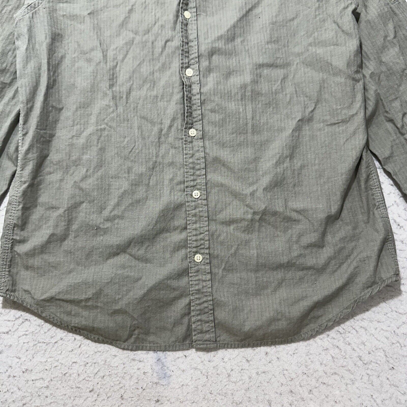 Gap GAP Large Green Classic Fit Button Down Shirt 100% Cotton Size US L / EU 52-54 / 3 - 6 Thumbnail
