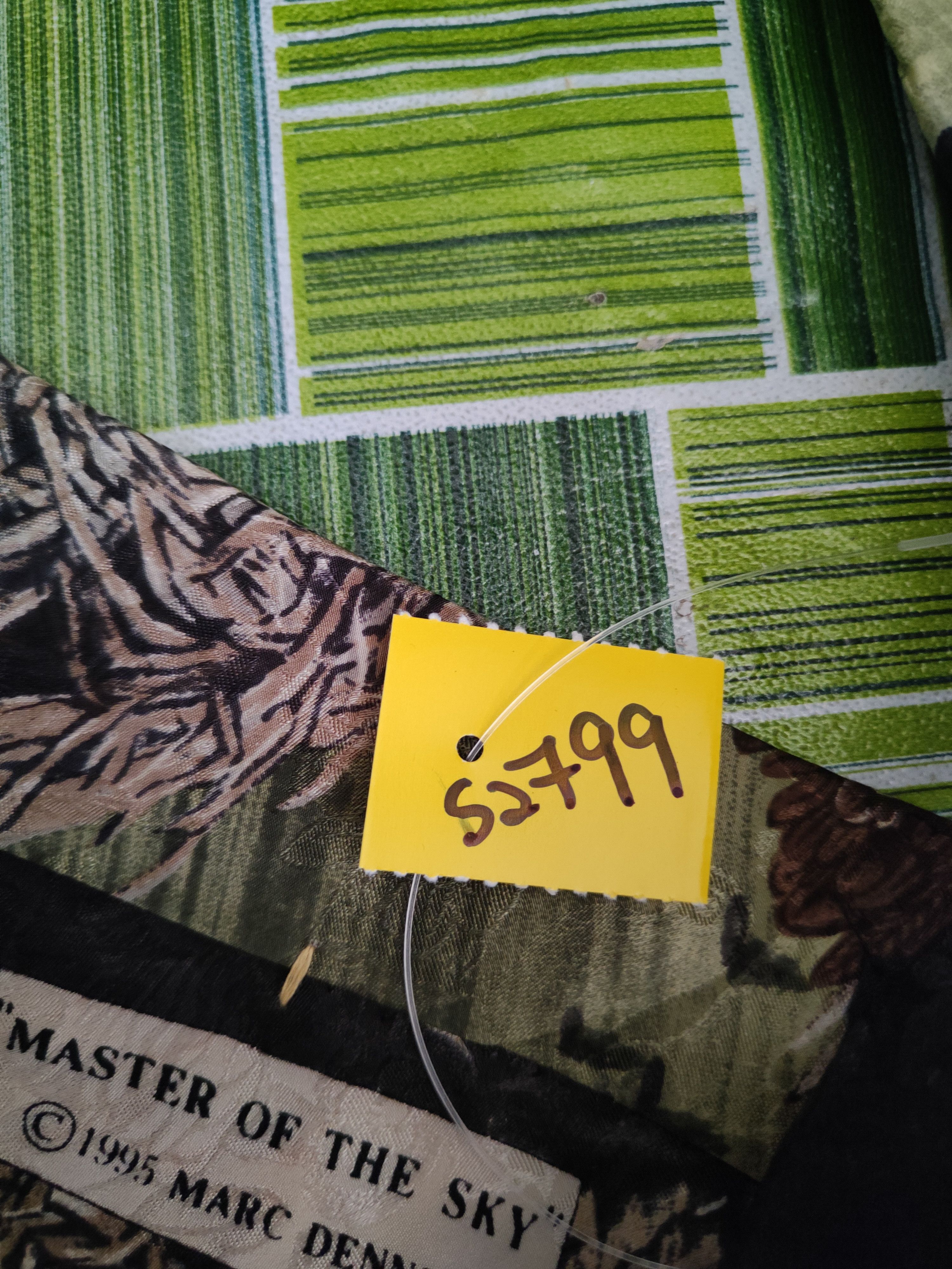 Vintage DL 1995 Marc Dennis Endangered Species Silk Ties #S2799T Size ONE SIZE - 6 Thumbnail