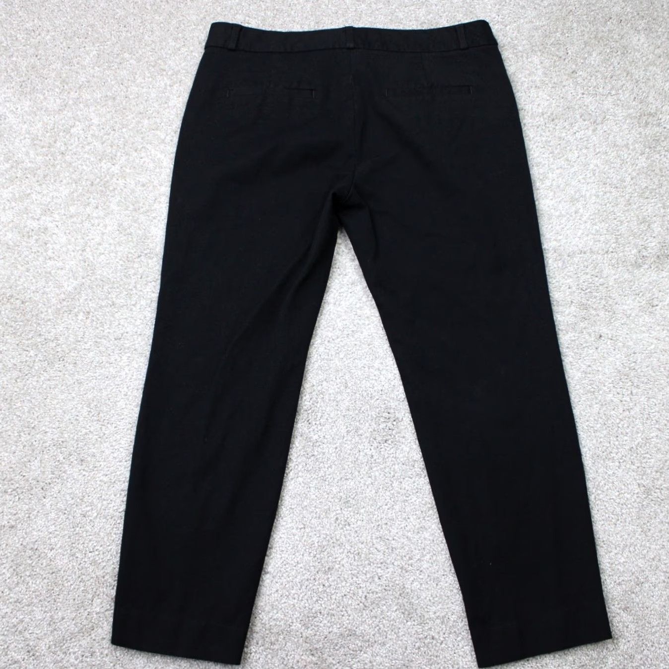 Banana Republic Banana Republic Sloan Pants Women 12 Black Rayon Cotton Stretch Slim Ankle Regular Rise 8.5-10.5 Size 34" / US 12 / IT 48 - 5 Thumbnail