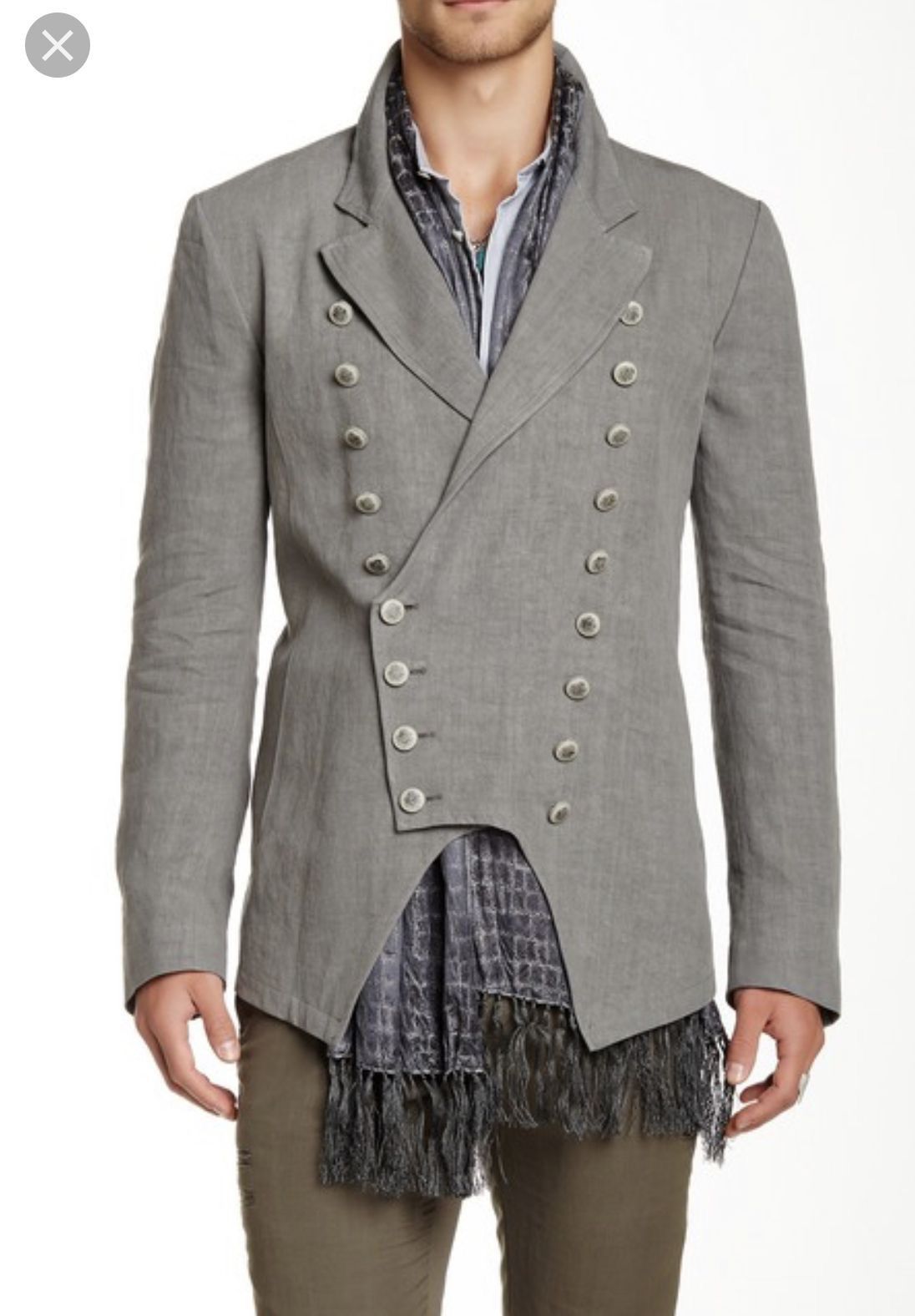 John Varvatos Linen Multibutton Jacket EU 48 USA 38 Size US M / EU 48-50 / 2 - 4 Thumbnail