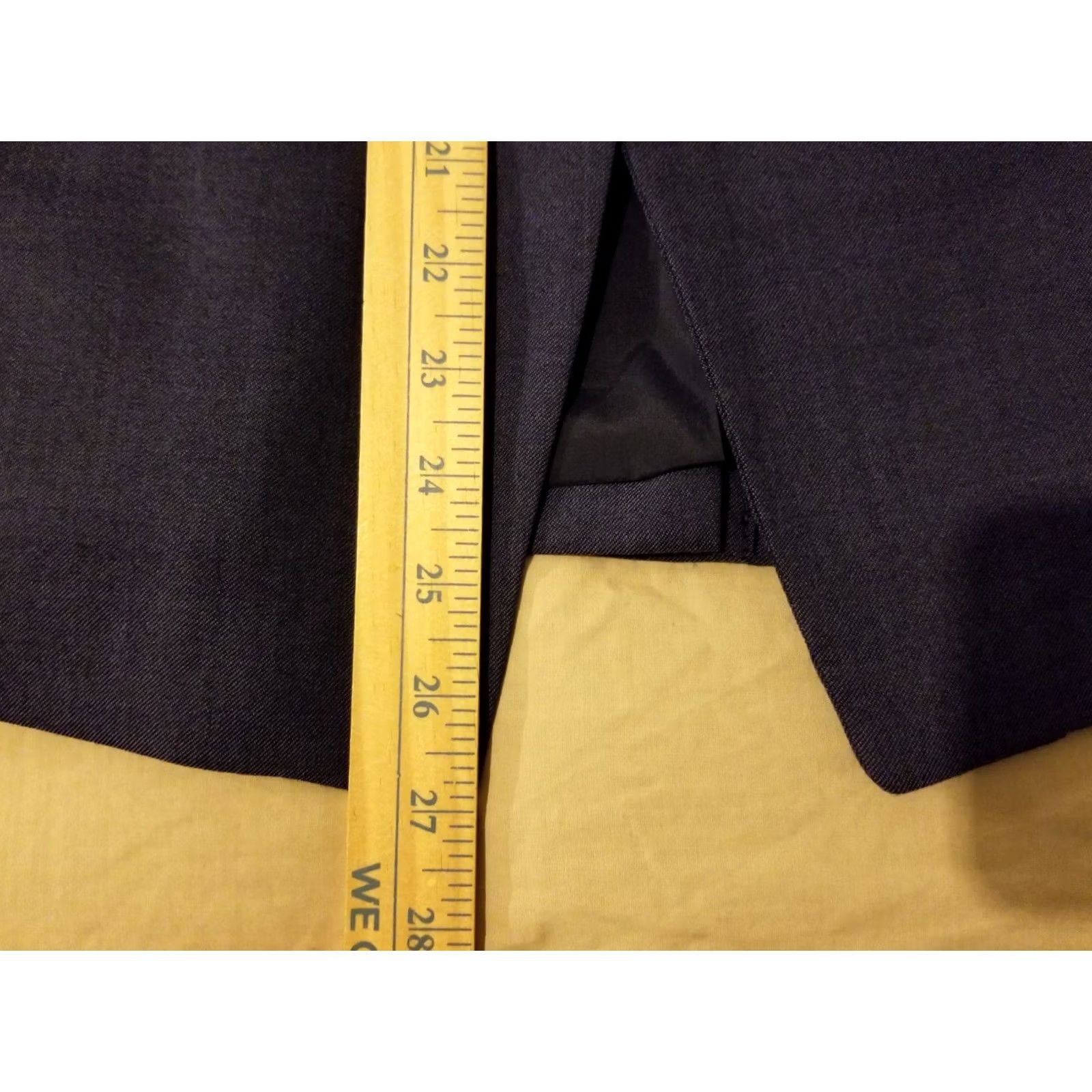 Banana Republic Banana Republic Womens Blazer Jacket 0 Navy Blue Wool Size XS / US 0-2 / IT 36-38 - 6 Thumbnail