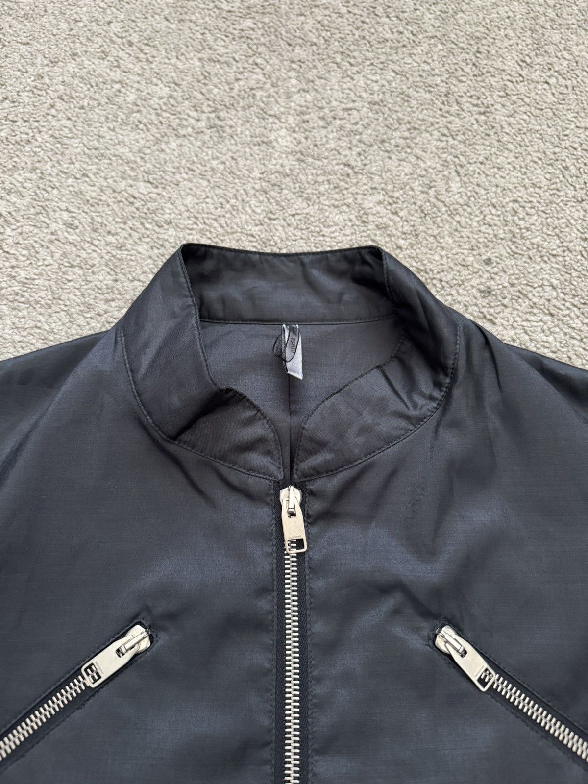 Dior SS07 Dior Homme Hedi Slimane Black Multi Zip Jacket Size US S / EU 44-46 / 1 - 4 Thumbnail