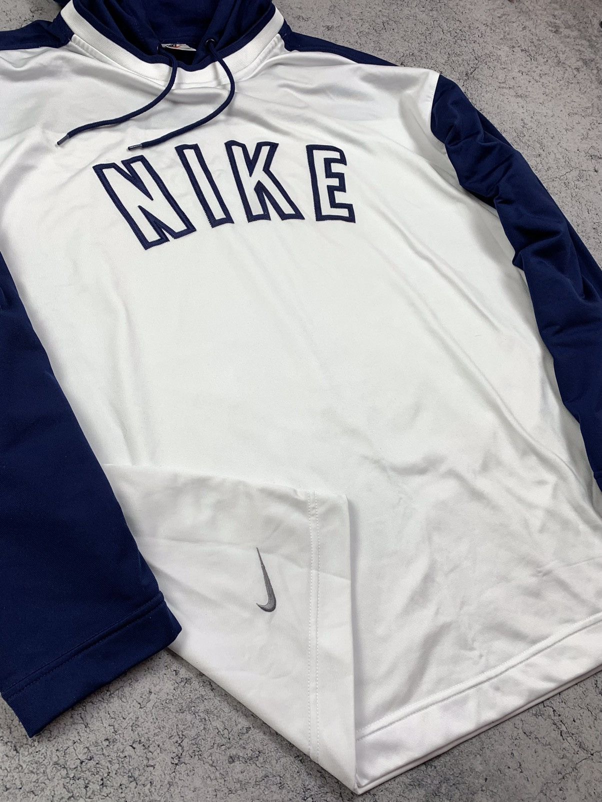 Vintage Nike Vintage 90s Big Logo Hoodie Jacket Mens Size XL Size US XL / EU 56 / 4 - 7 Thumbnail