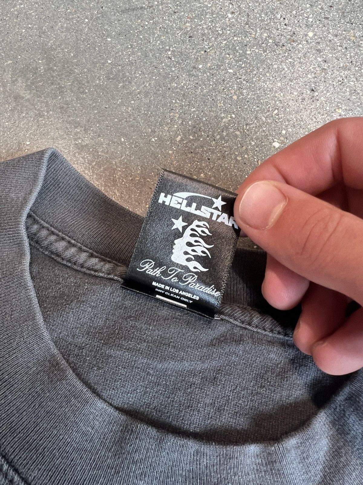 HELLSTAR Hellstar Jesus Tee Faded Black Size US XL / EU 56 / 4 - 4 Thumbnail
