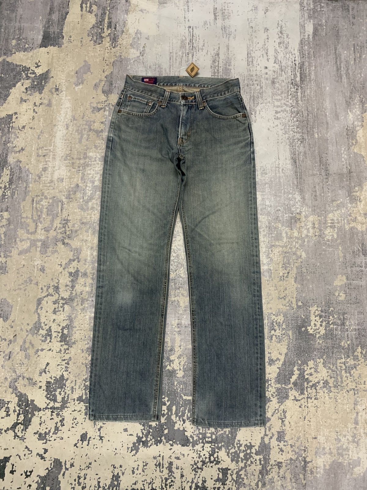 Japanese Brand Vintage Edwin 503 Mud Wash Distressed Loose Jeans Size US 29 - 1 Thumbnail