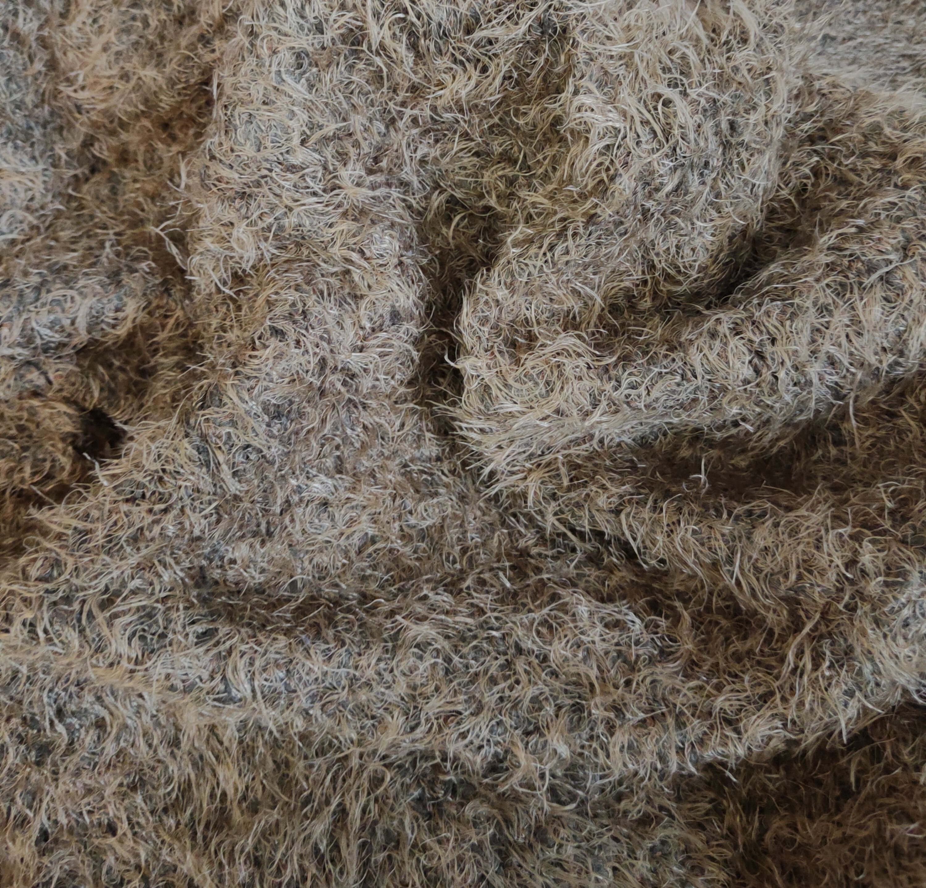 Homespun Knitwear Prosperity Sequence Brown Fur Mohair Knitwear #S2160 Size US L / EU 52-54 / 3 - 10 Thumbnail