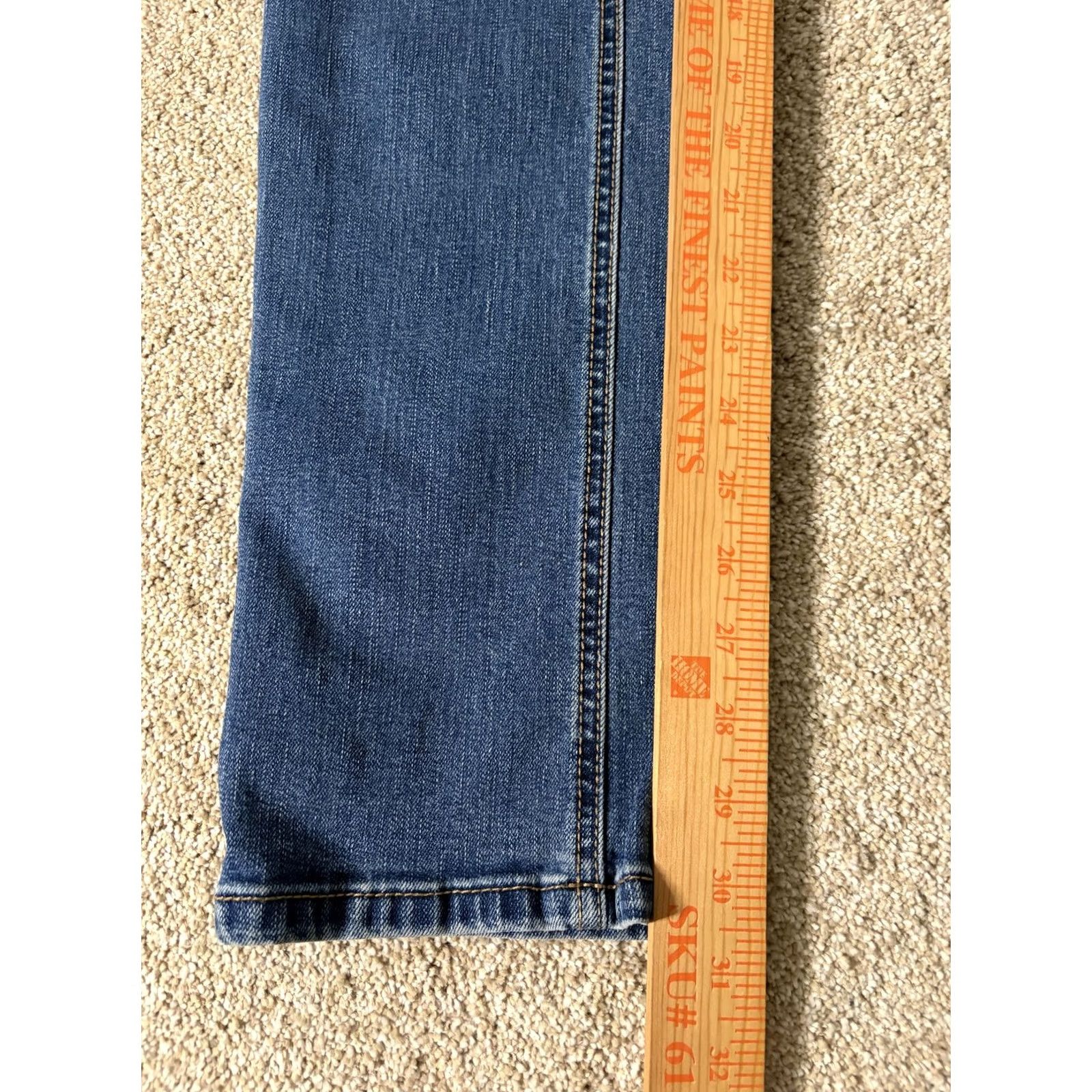 The Mountain Blue Mountain Jeans Women 4 Blue Straight Leg Regular Fit Denim 28x30 Size 27" / US 4 / IT 40 - 2 Thumbnail