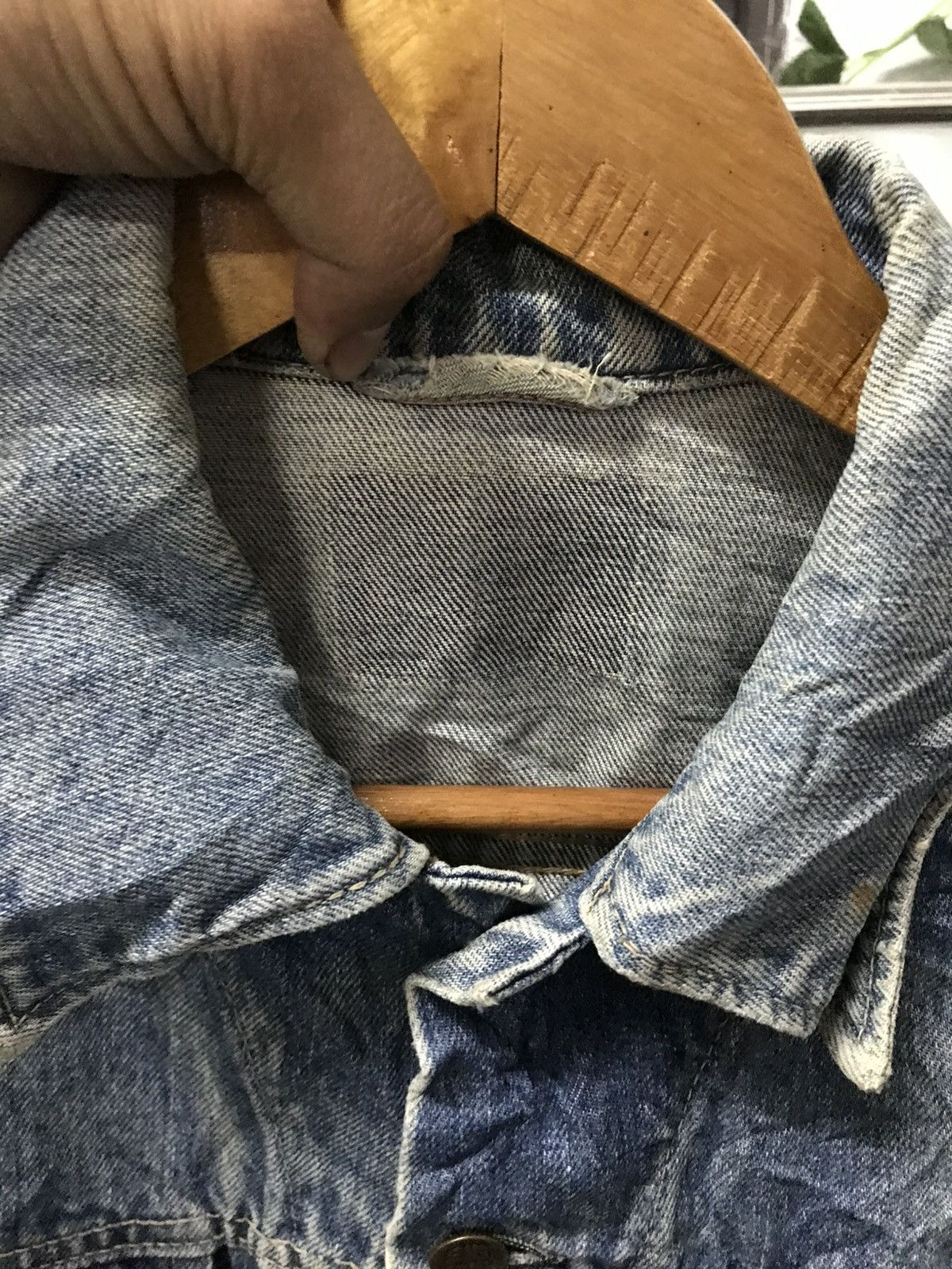 Big John Vintage Denim Big John Diatress Denim Jacket Size US L / EU 52-54 / 3 - 6 Thumbnail