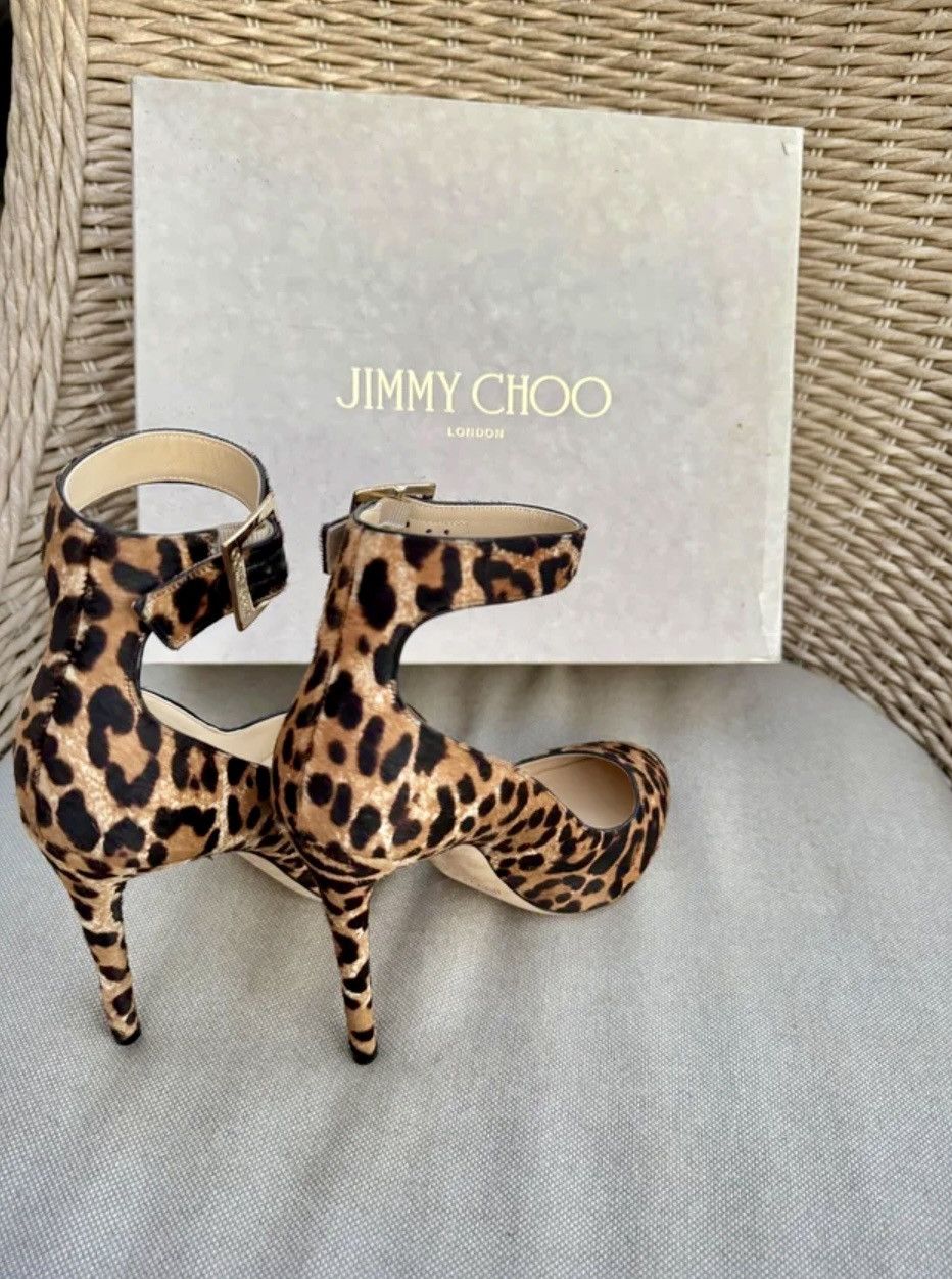 Jimmy Choo Jimmy Choo Helena - Pony-Style Calfskin Pumps Size US 8 / IT 38 - 2 Thumbnail