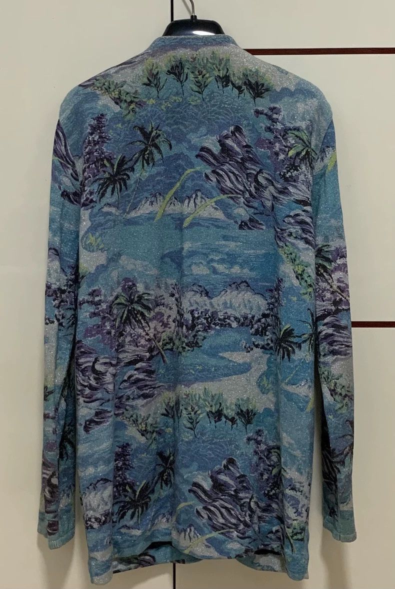 Other Saint Laurent 16SS Wave Print Cardigan- Size US M / EU 48-50 / 2 - 2 Thumbnail