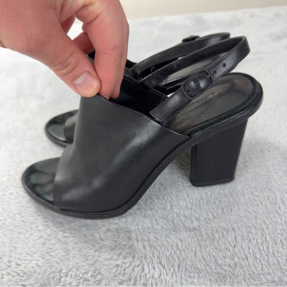 Alexander Wang Alexander Wang Black Leather Heels Women’s Size 8 US/38 EU Size US 8 / IT 38 - 7 Thumbnail