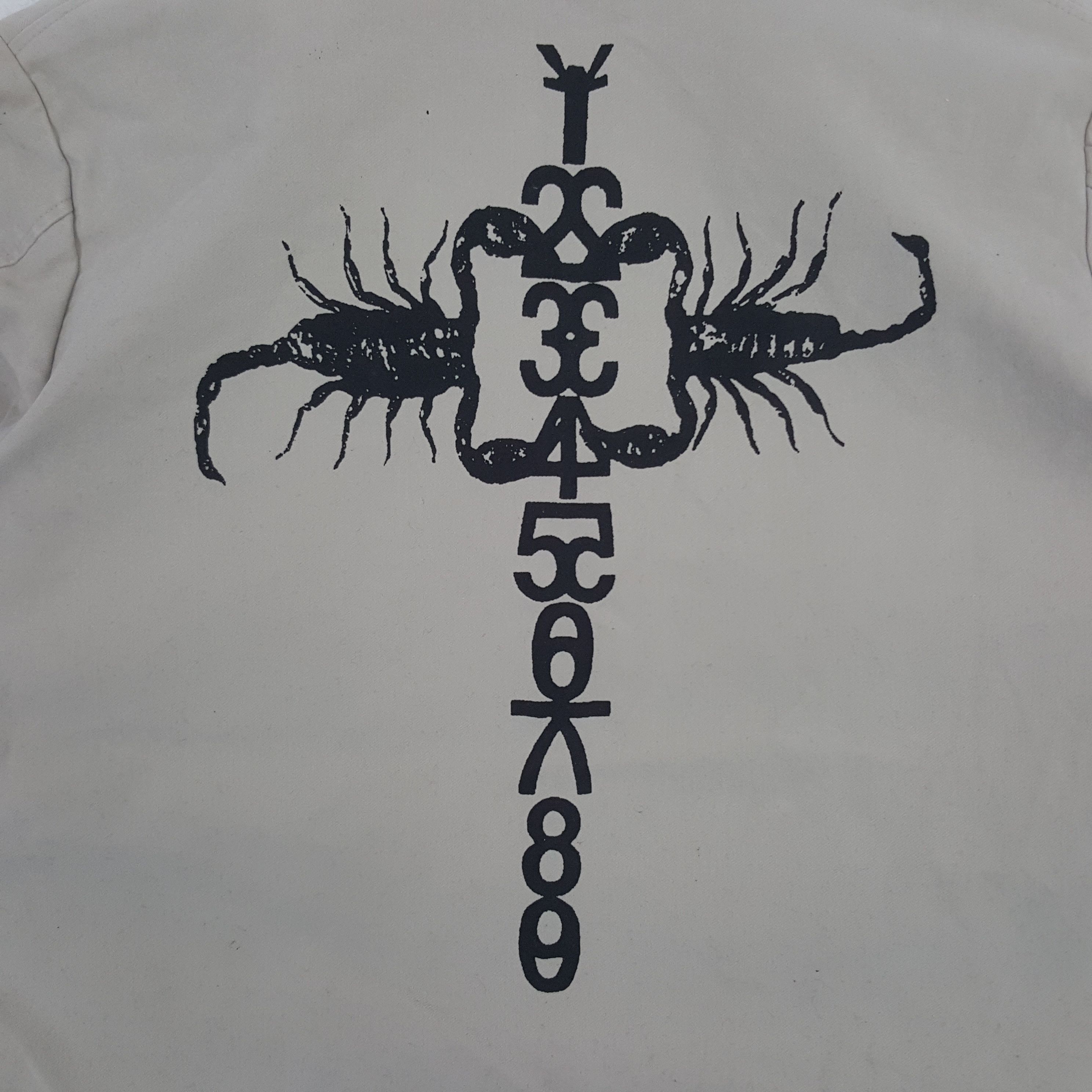 45rpm × If Six Was Nine Vintage 45rpm x Custom Art Scorpion Jacket Size US S / EU 44-46 / 1 - 2 Thumbnail