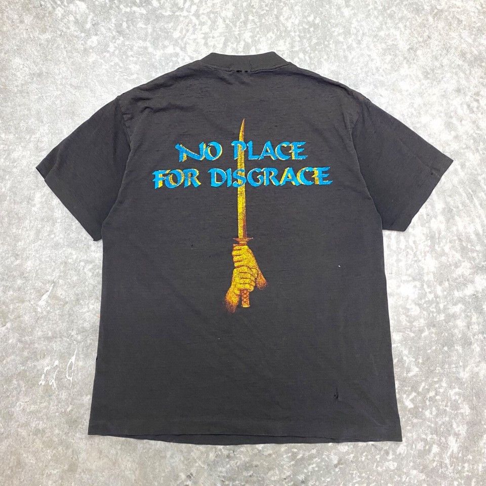 Band Tees × Vintage VTG Faded 80s Flotsam and Jetsam Band T Shirt Paper Thin Size US S / EU 44-46 / 1 - 2 Thumbnail