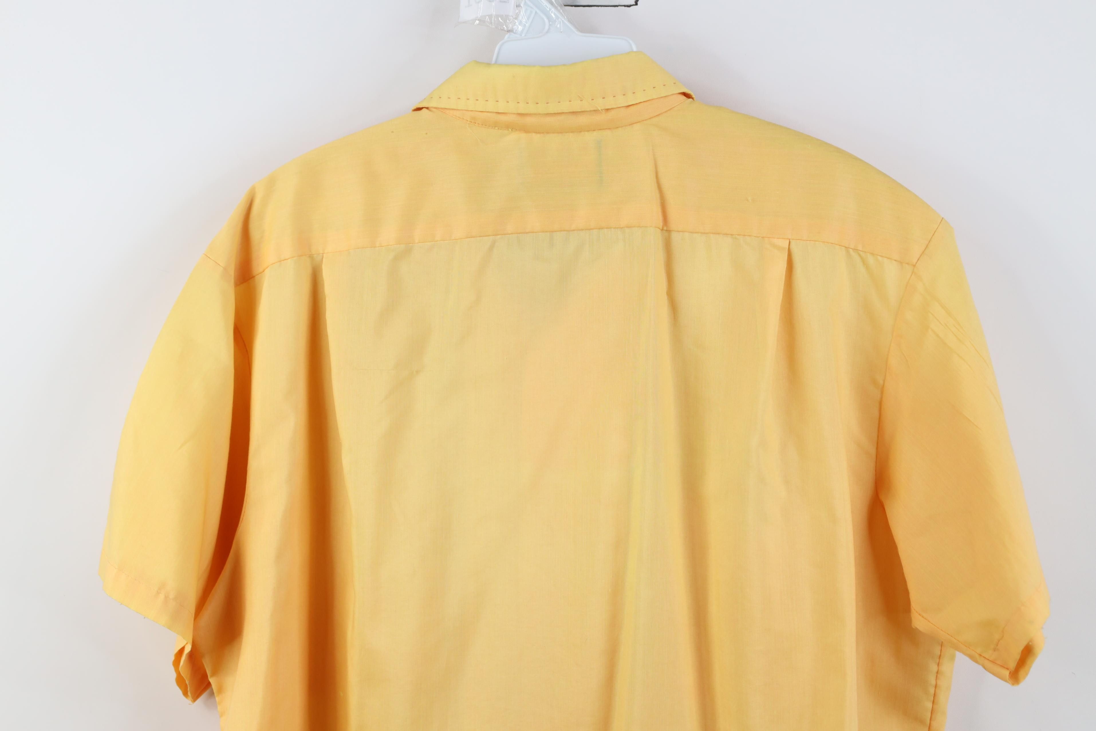 Vintage Vintage 60s Rockabilly Short Sleeve Collared Button Shirt Size US L / EU 52-54 / 3 - 14 Thumbnail