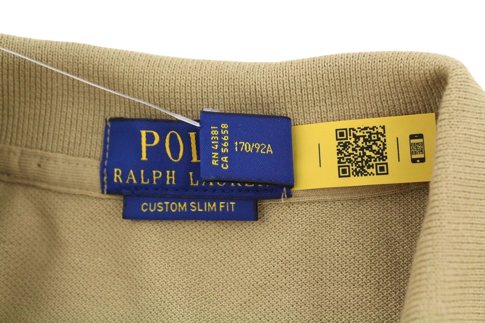 Ralph Lauren CUSTOM SLIM FIT S Beige Embroidered Logo 87885 Size US S / EU 44-46 / 1 - 12 Thumbnail