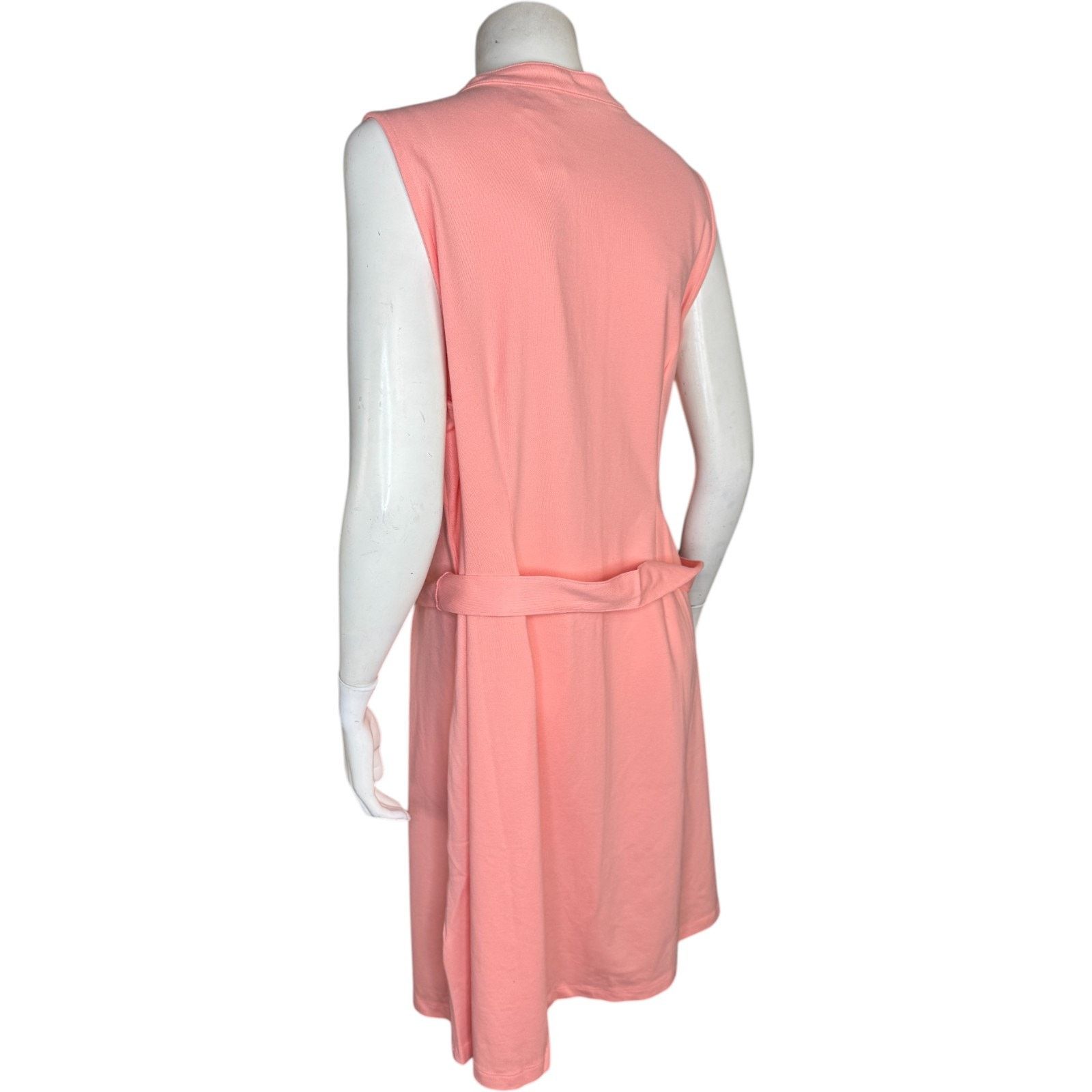 Isaac Mizrahi Isaac Mizrahi Live Paradise Peach Sleeveless Dress 1X Size XL / US 12-14 / IT 48-50 - 6 Thumbnail