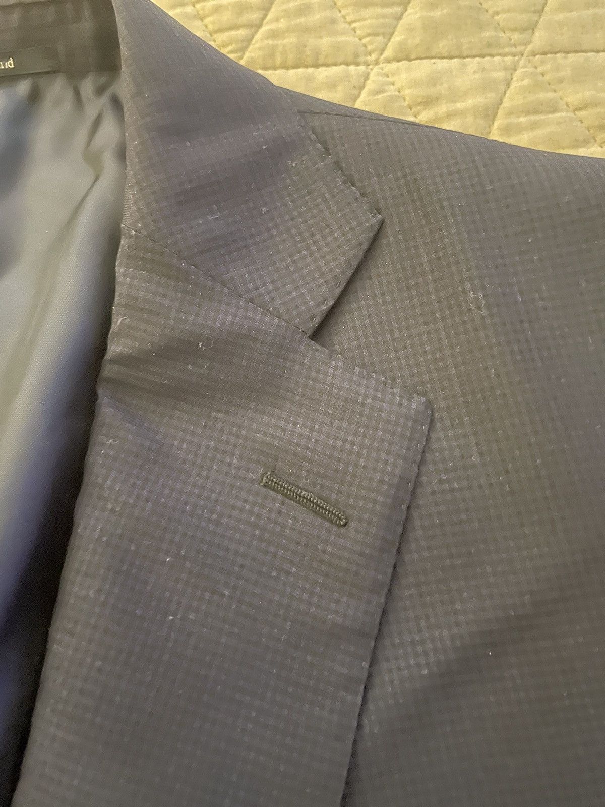 Ermenegildo Zegna Trofeo 600 Micro Check Jacket Size 46L - 10 Thumbnail