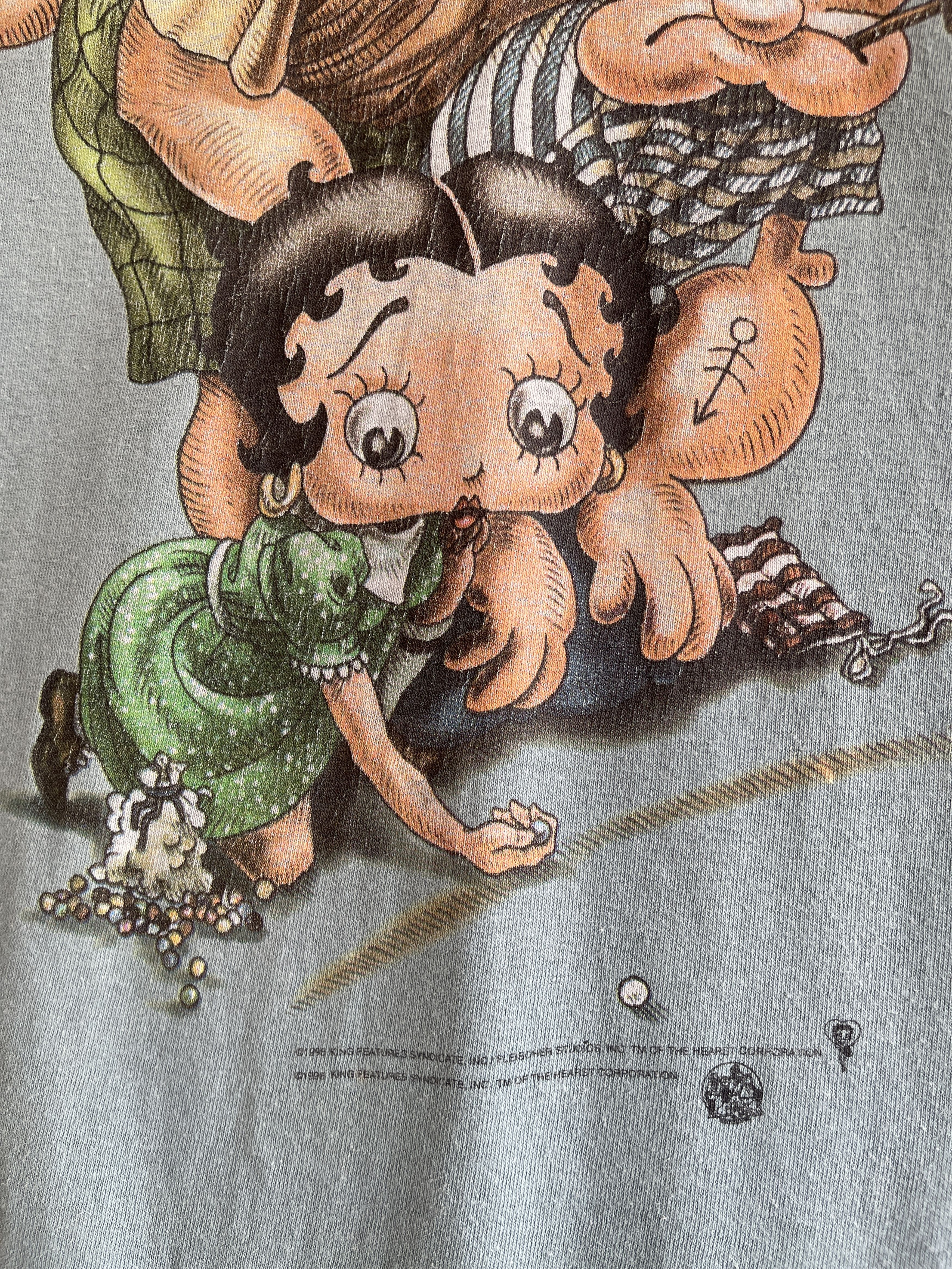 Cartoon Network Vintage90s‼️Universal Studios Popeye & Olive Betty Boop Wimpy Size US XXL / EU 58 / 5 - 14 Thumbnail