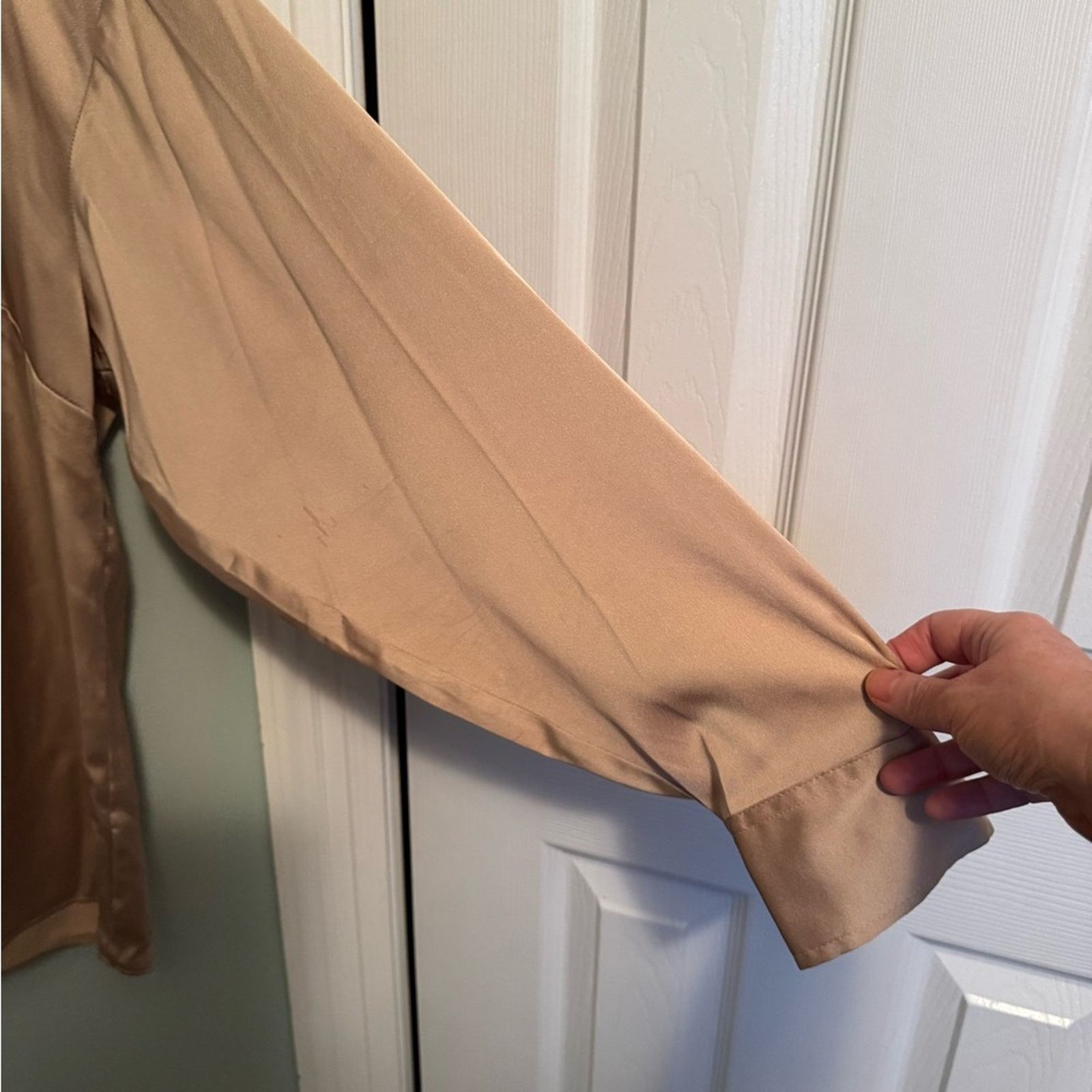 Worthington Worthington shiny gold long sleeved blouse Sz 3X Size 3XL / US 20-22 - 3 Thumbnail