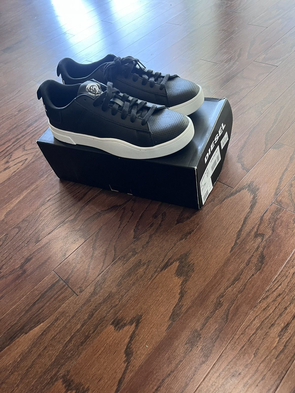 Diesel Men Black/White Low Top Sneaker S Clever Low Lace