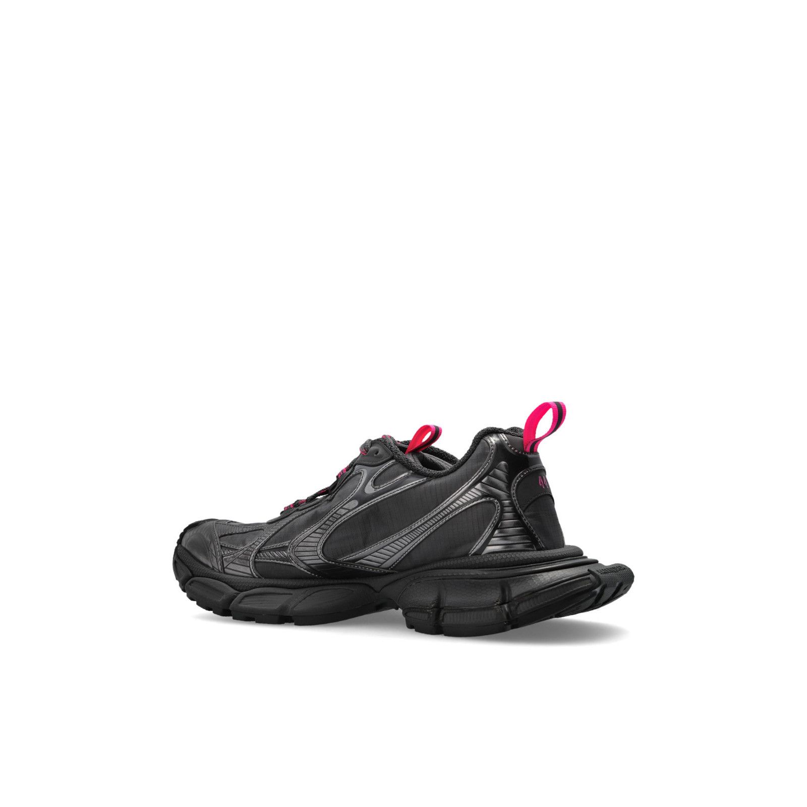 BALENCIAGA 3XL $1250 Men's Black/Pink Sneakers New And Authe