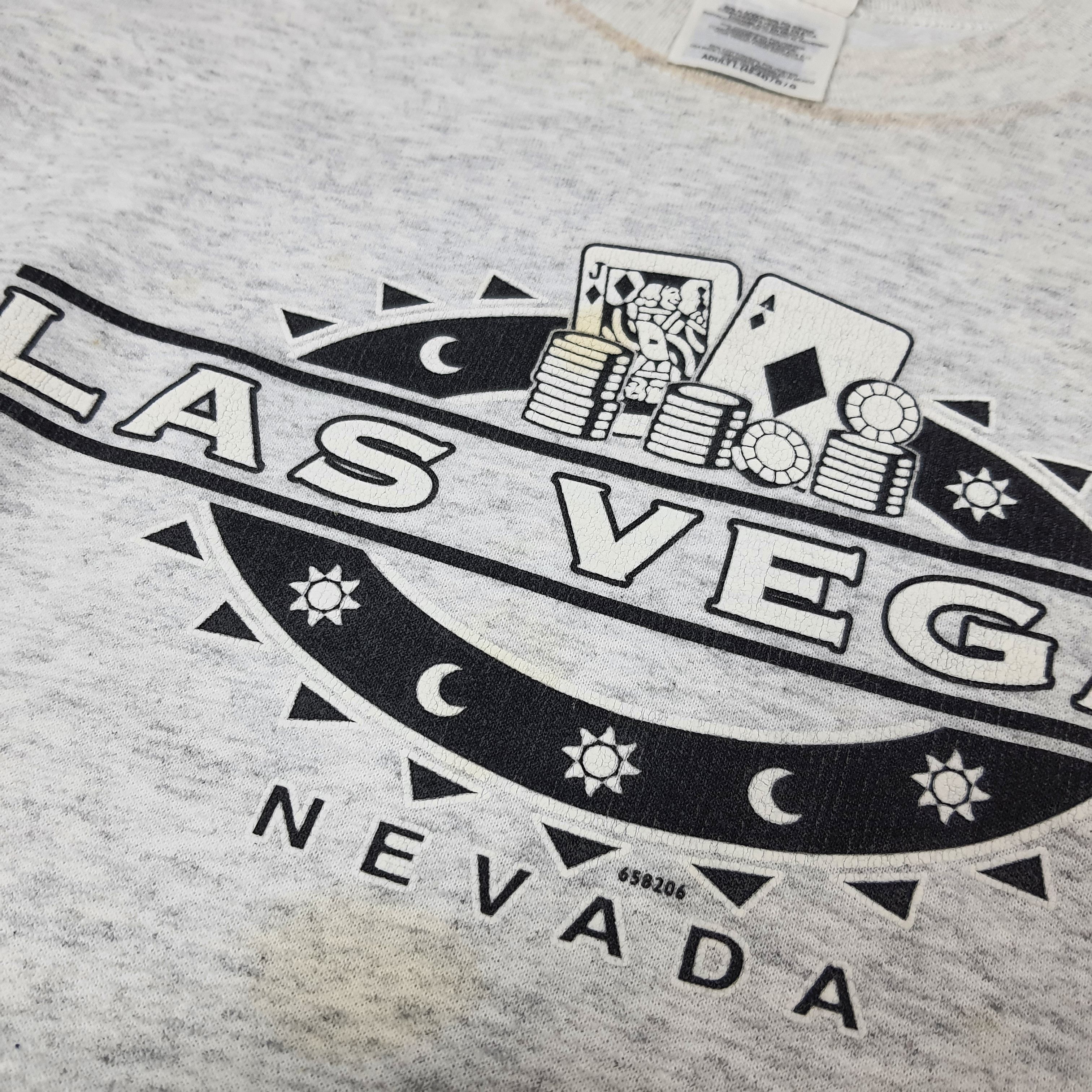 Hanes Vintage Las Vegas Nevada Poker Sweatshirt C225N22 Size US L / EU 52-54 / 3 - 10 Thumbnail
