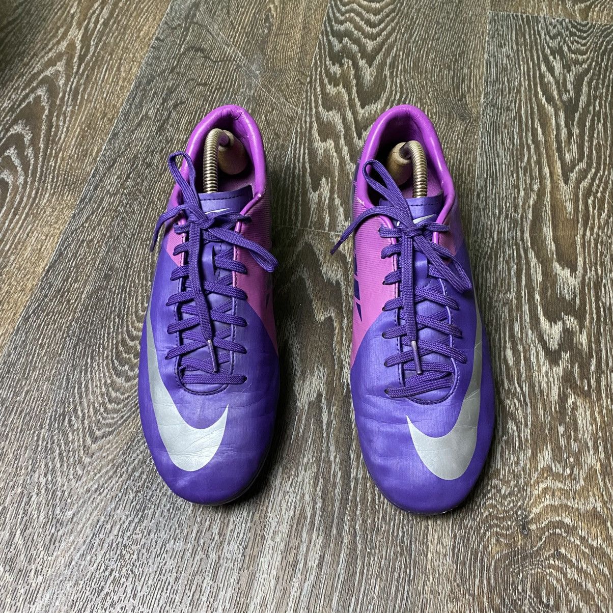 Nike CR7 SCARCE 2011 NIKE MERCURIAL VICTORY II Purple Cleats 42,5 Size US 9 / EU 42 - 2 Thumbnail