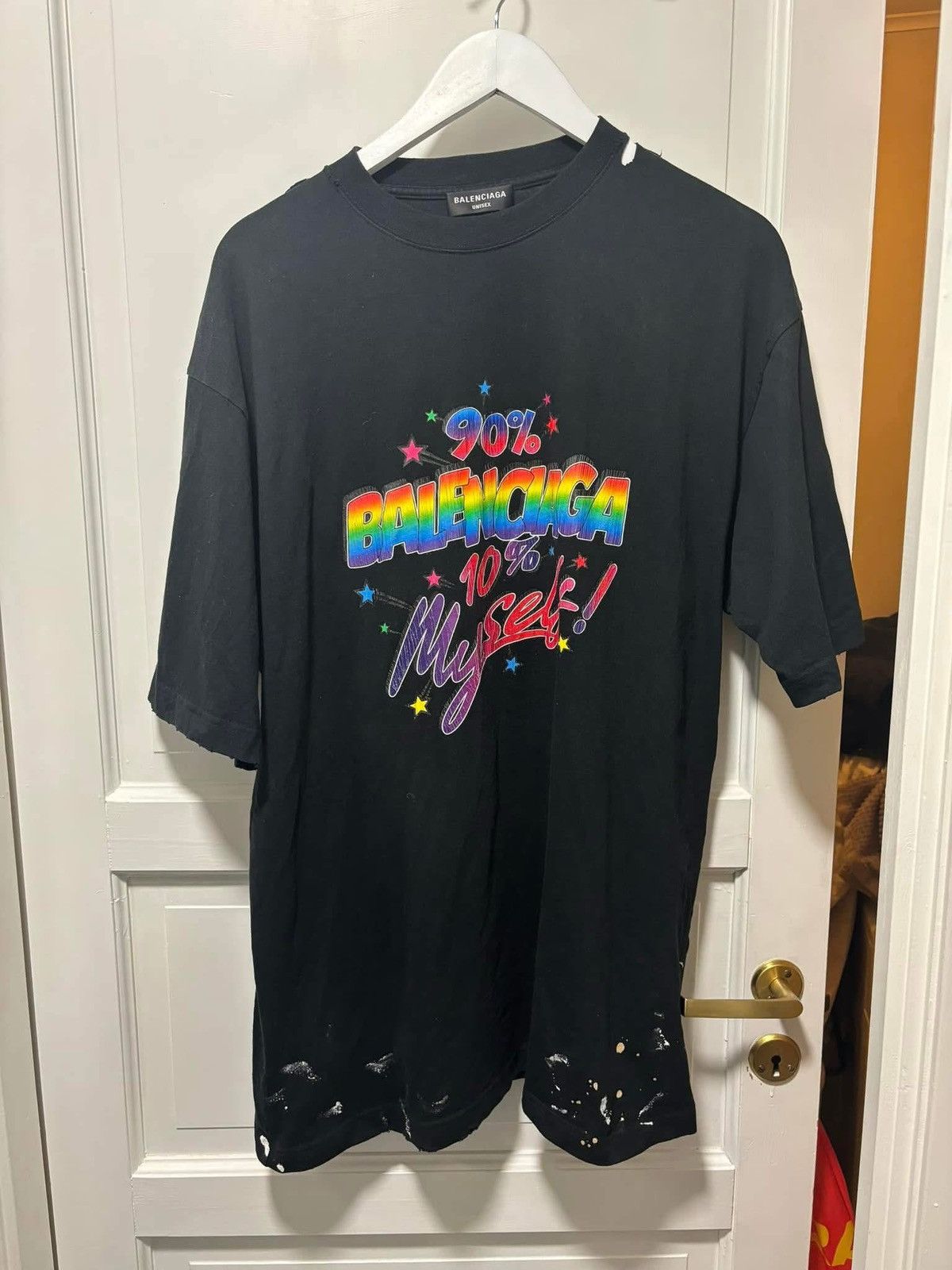 Balenciaga Logo tee Size US S / EU 44-46 / 1 - 1 Thumbnail
