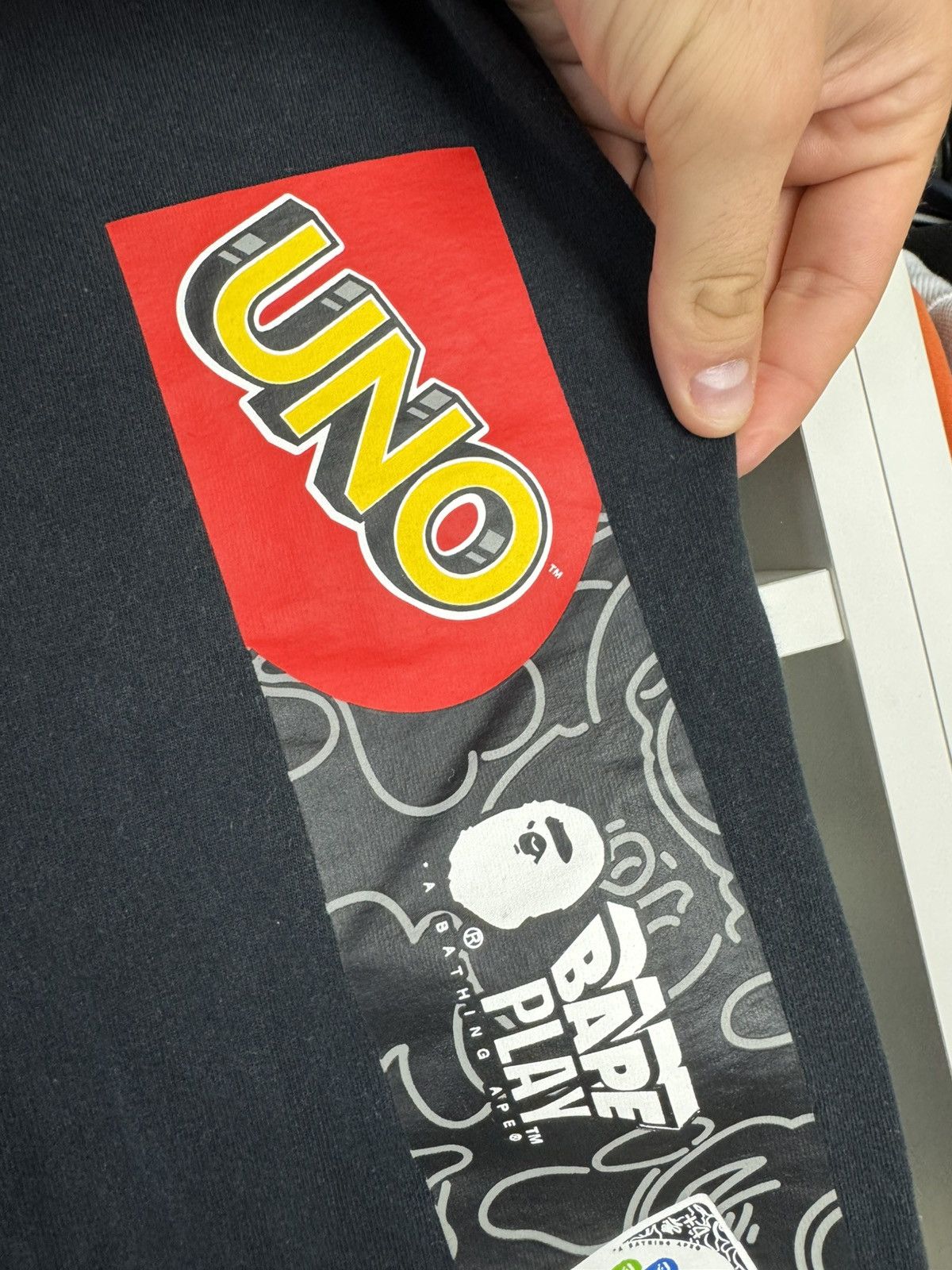 Bape Bape A Bathing Ape x UNO T-shirt Size US S / EU 44-46 / 1 - 22 Thumbnail