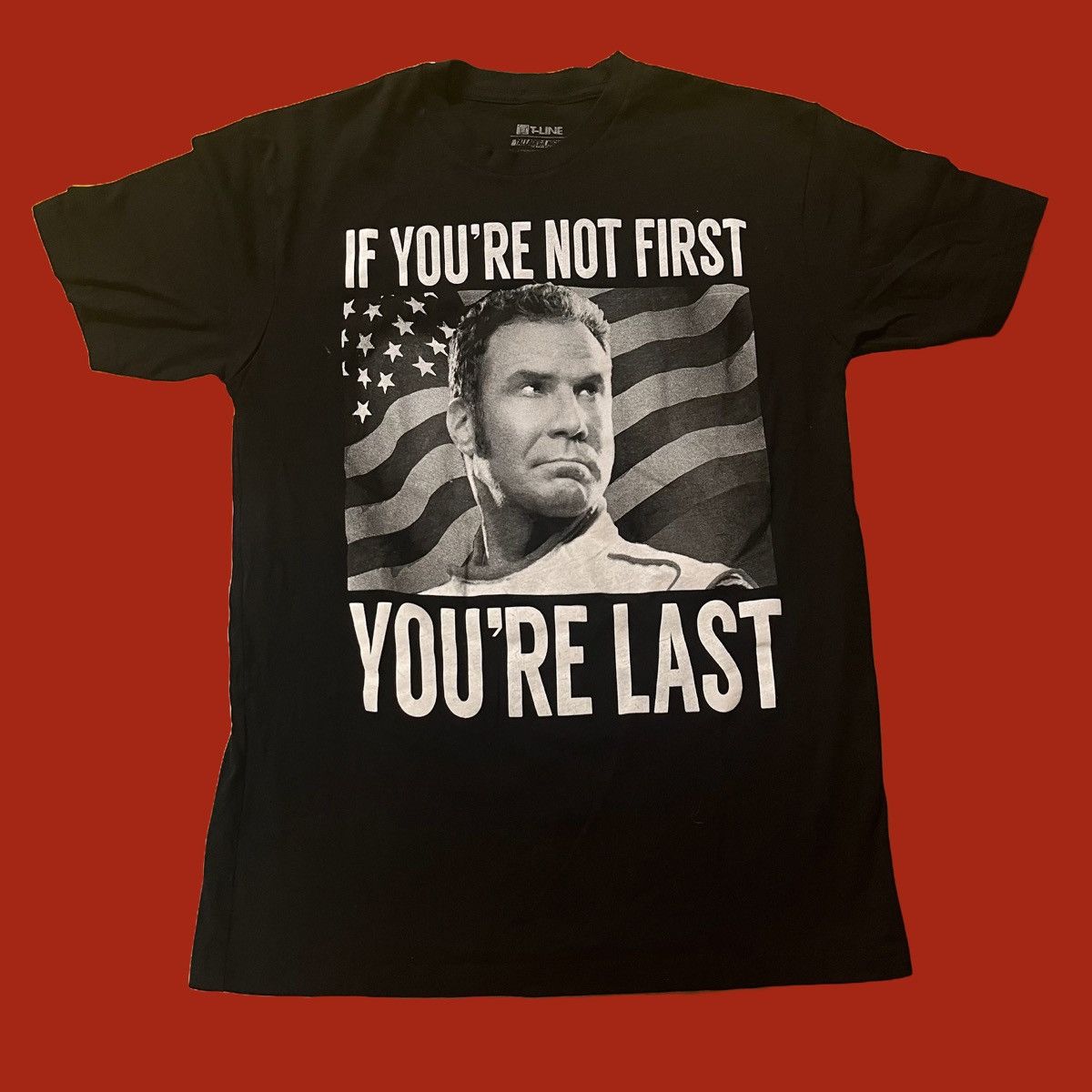Vintage y2k Ricky Bobby Talladega Nights Movie Quote Tee Size US M / EU 48-50 / 2 - 1 Thumbnail