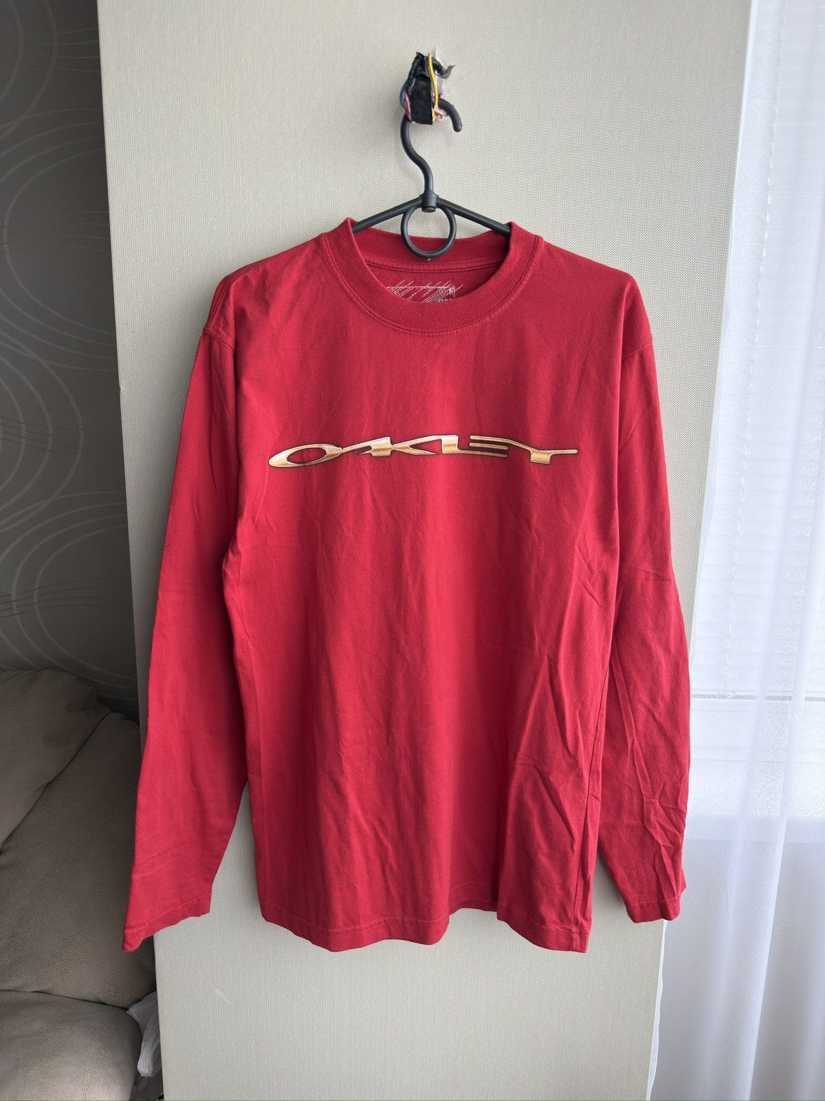 Oakley Vintage Oakley Software Long sleeve T-shirt Big logo Serf Size US S / EU 44-46 / 1 - 1 Thumbnail