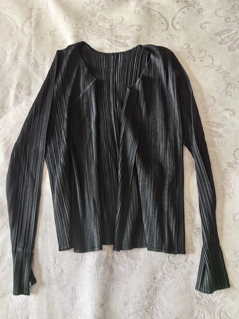 Issey Miyake Issey Miyake size:3 Black pleated coat Size M / US 6-8 / IT 42-44 - 3 Thumbnail