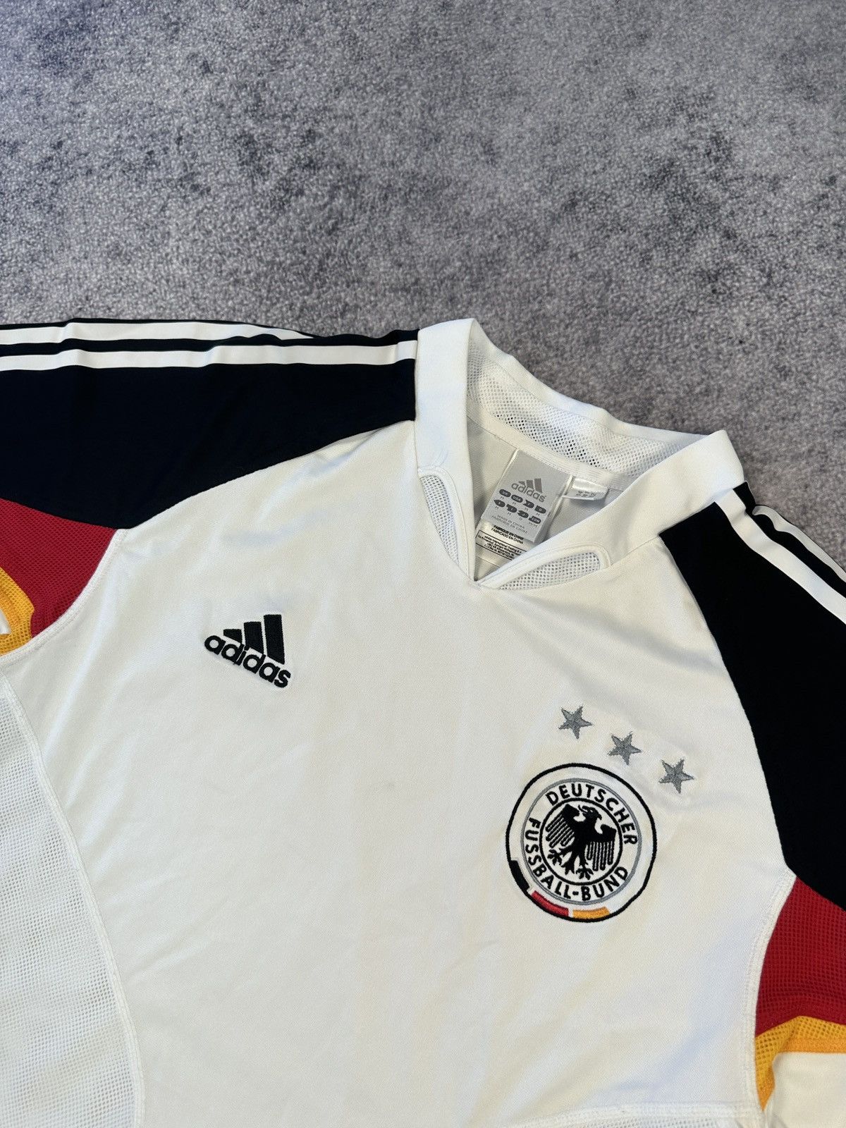 Adidas Vintage Adidas Germany Soccer Jersey Blokecore Style Rare S Size US M / EU 48-50 / 2 - 2 Thumbnail