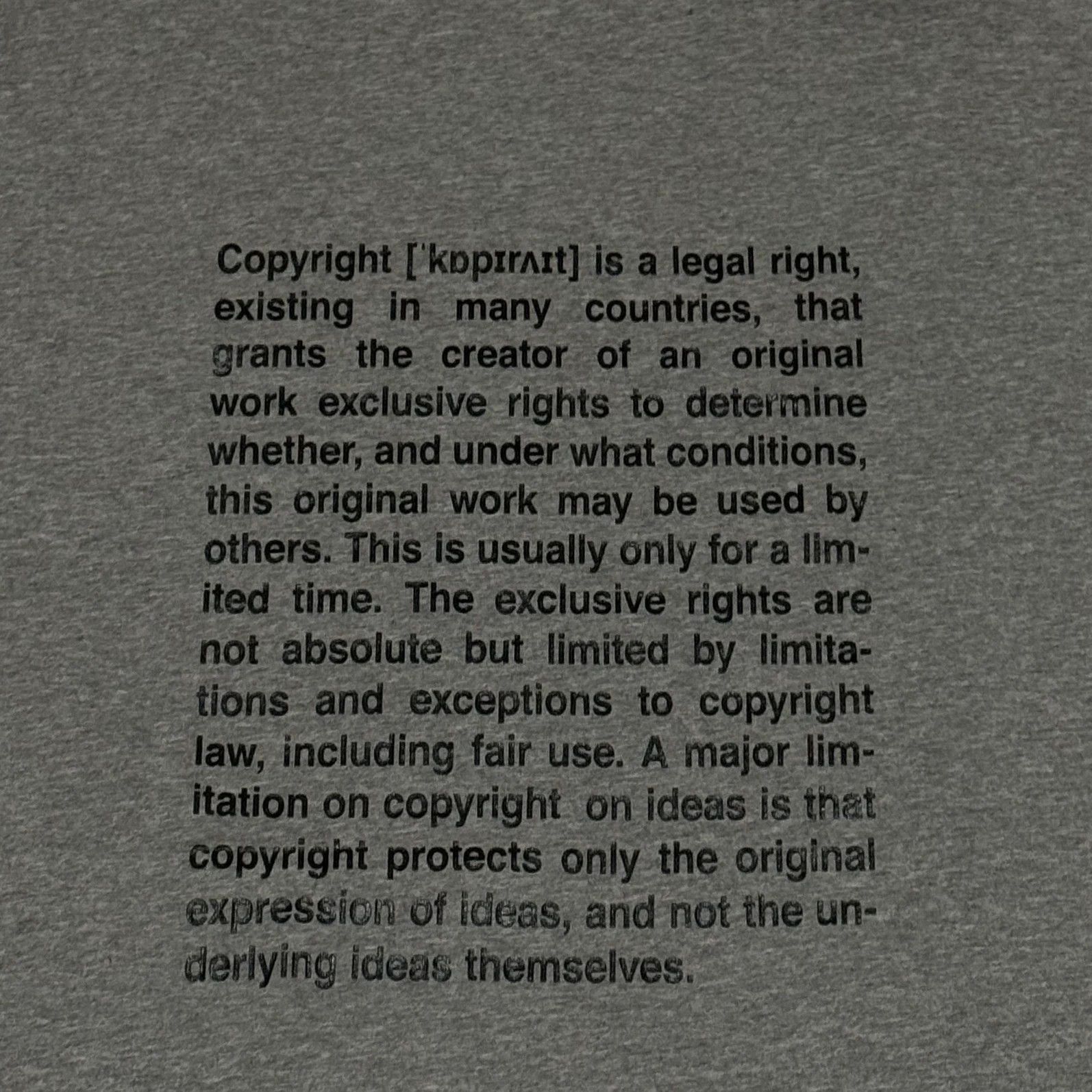 Vetements S/S 2020 Vetements „copyright „ t-shirt Size US M / EU 48-50 / 2 - 3 Thumbnail